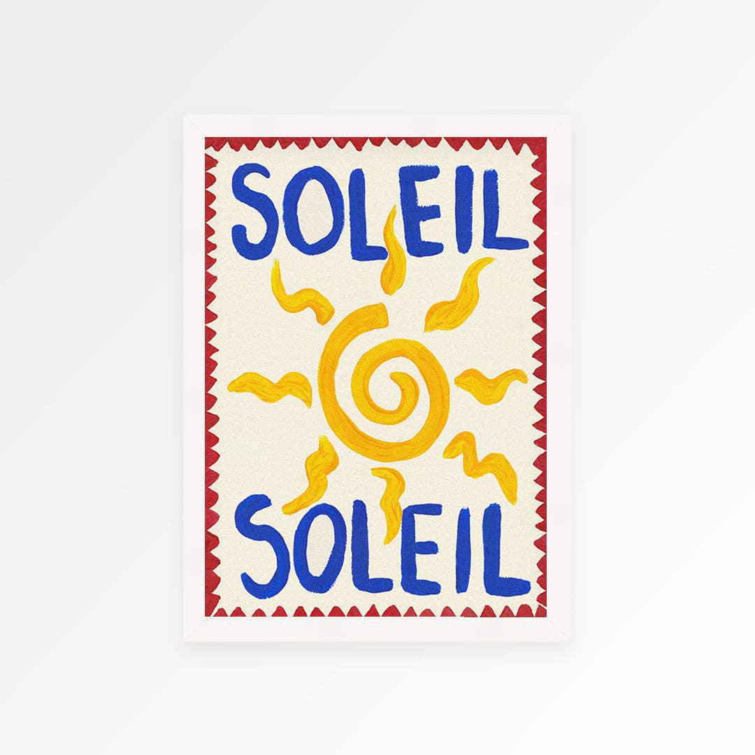 "Soleil" Hand Painted Print