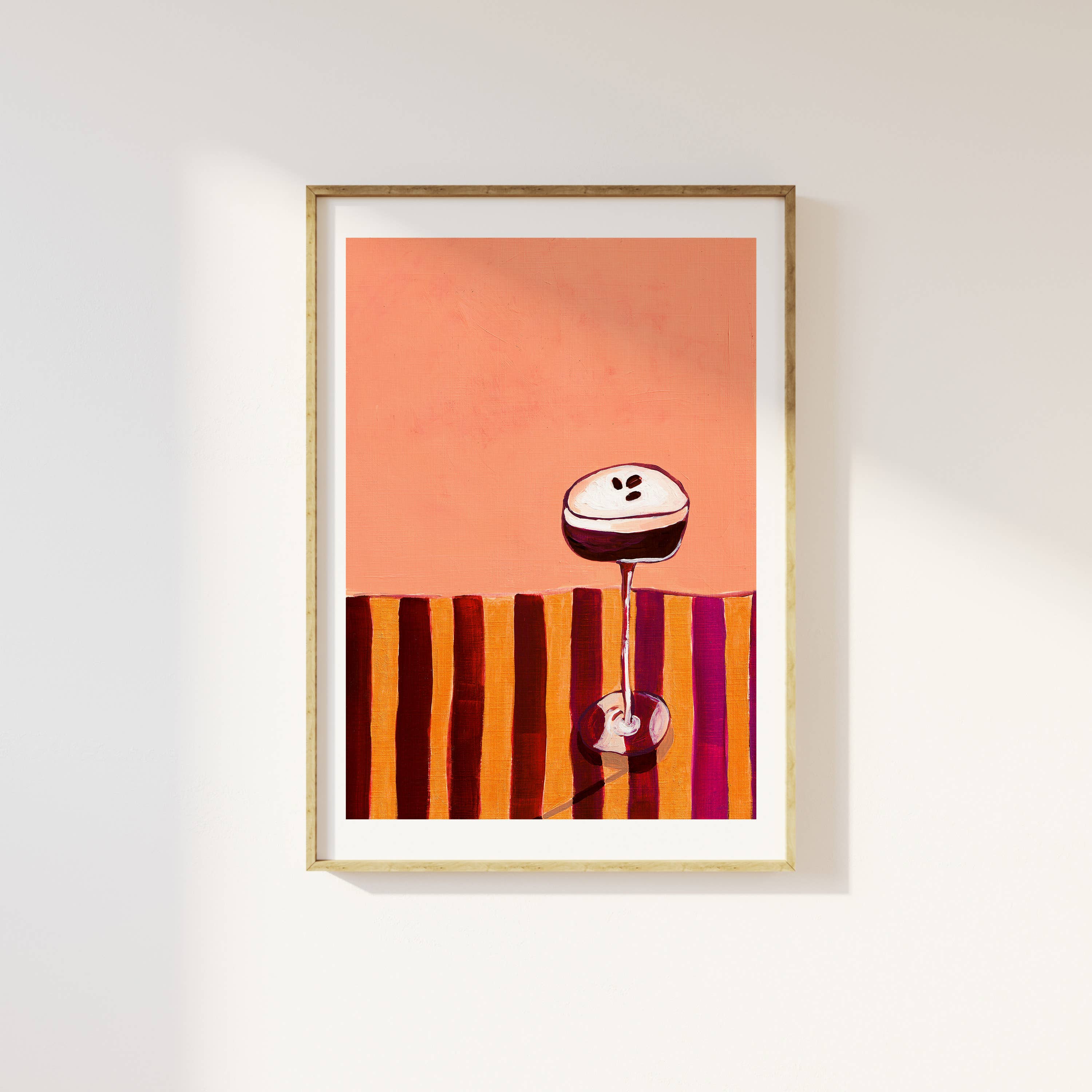 Espresso Martini In A Fancy Bar Print