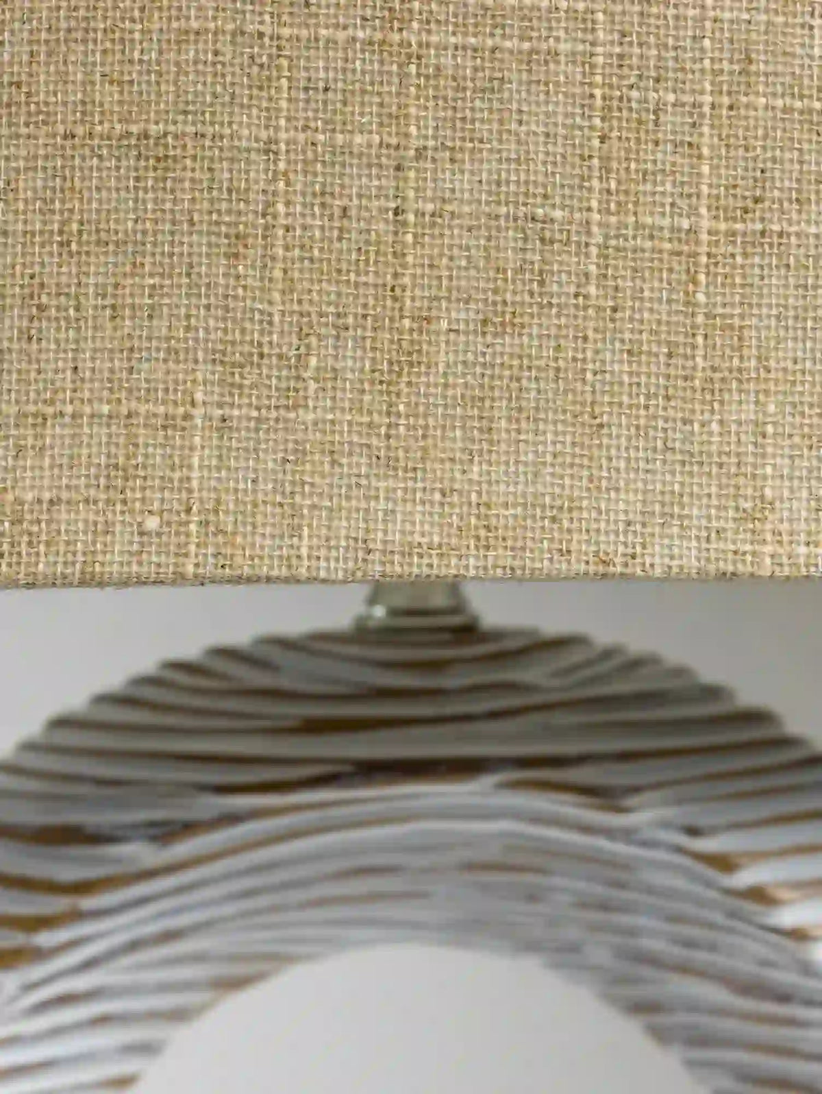 Halo Ceramic Detailed Table Lamp