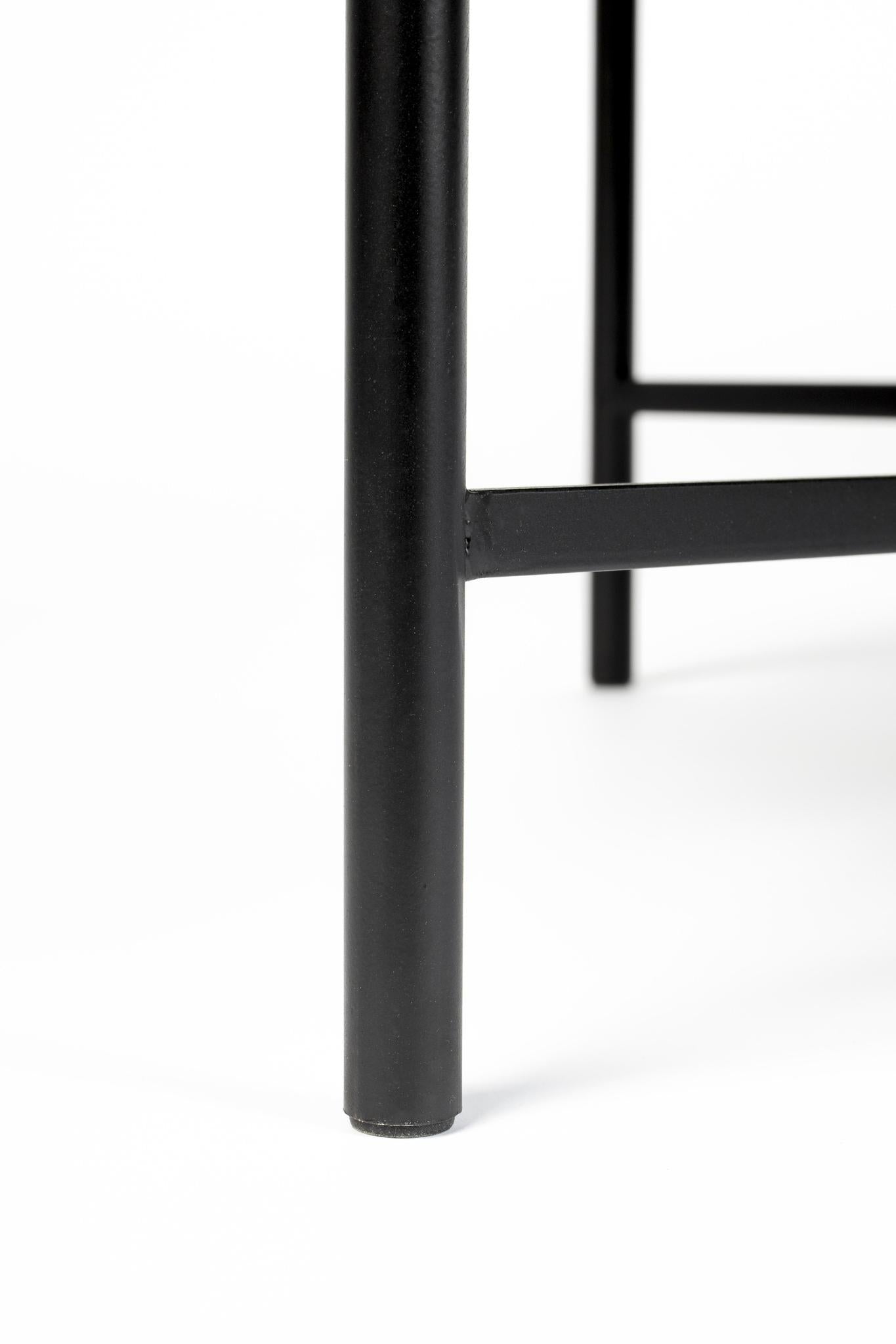 Li Glass & Metal Coffee Table