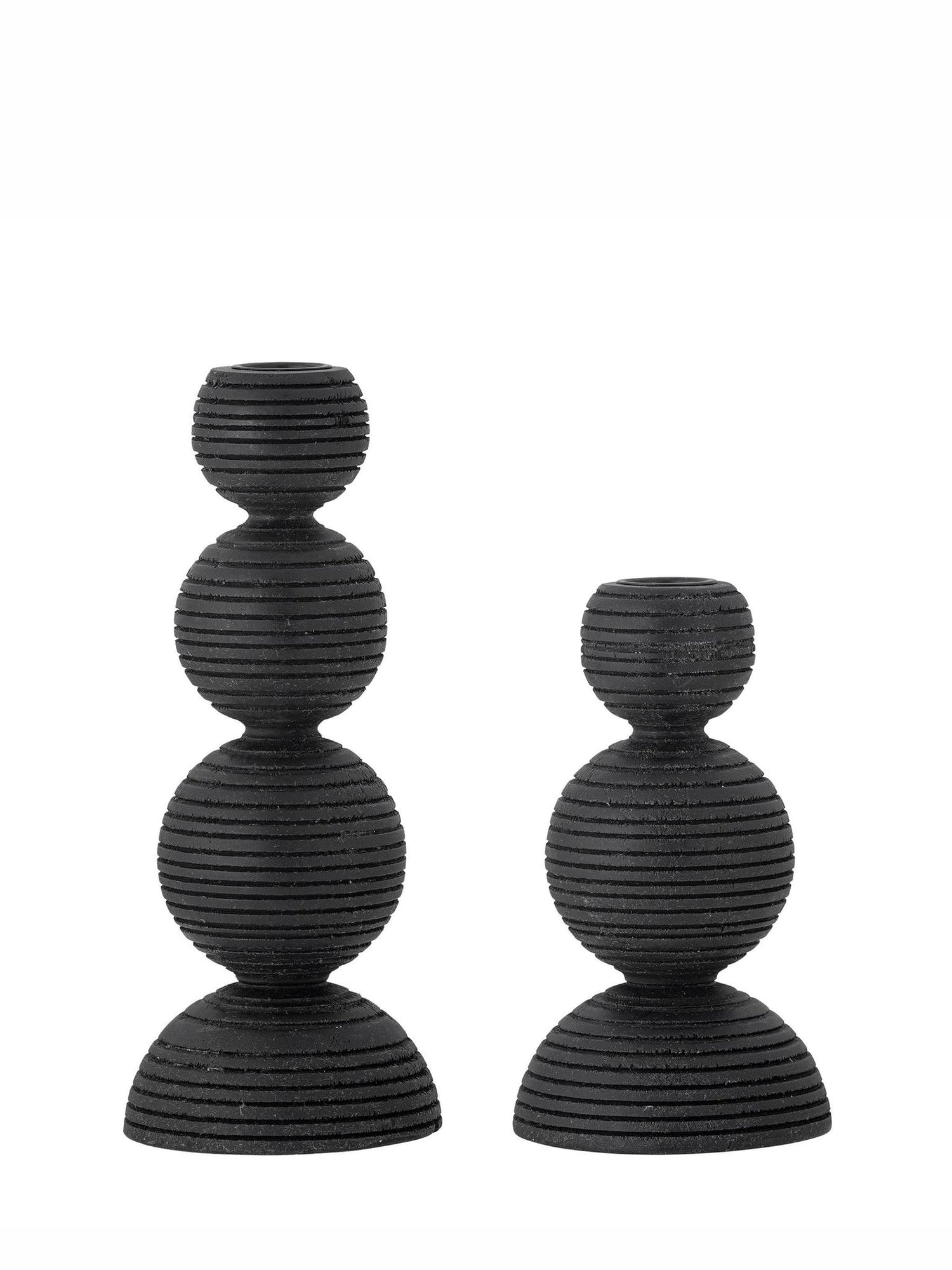 Kipp Candle Holder - Black Pine - 2 Sizes Available