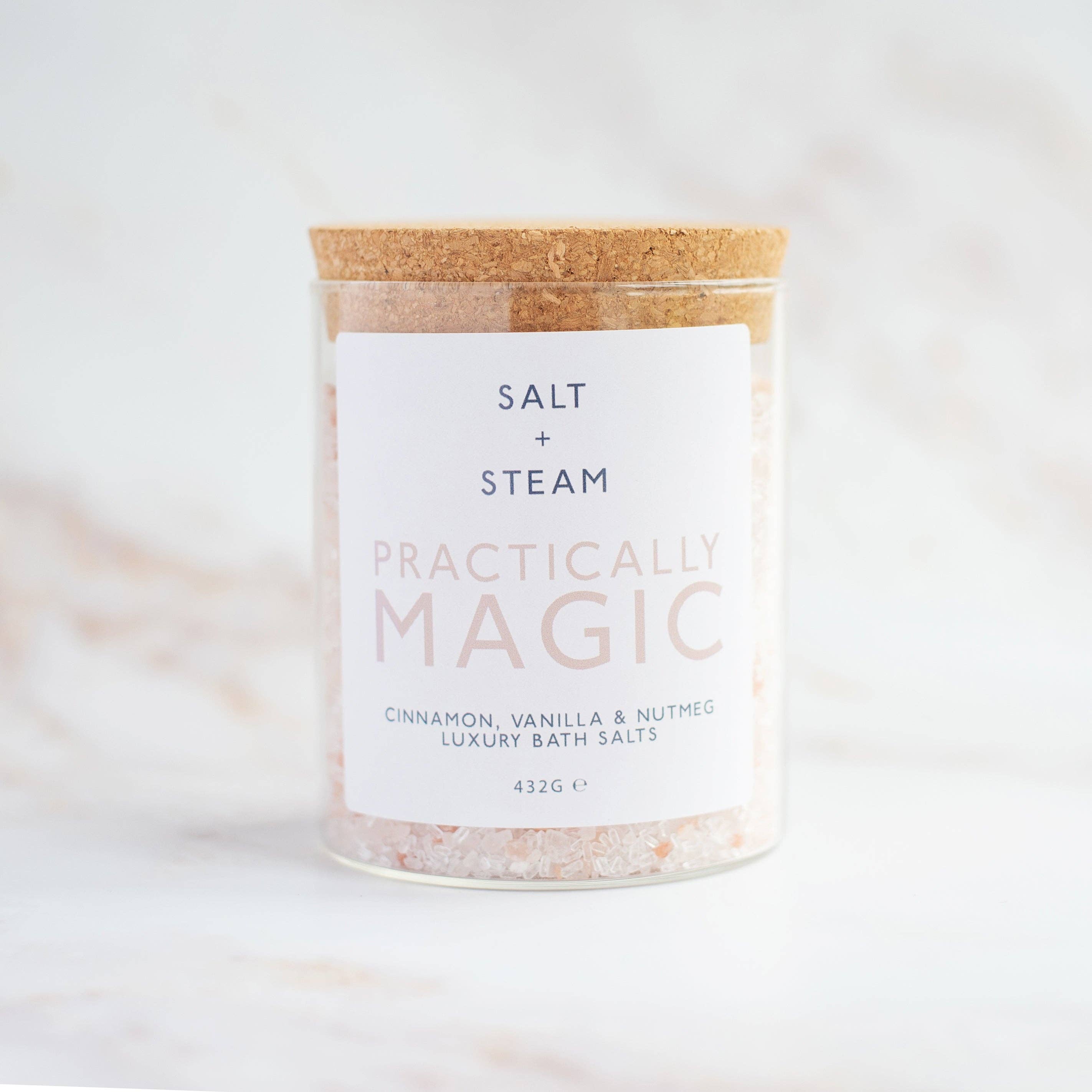 Practically Magic - Cinnamon & Vanilla Bath Salts 80g & 432g