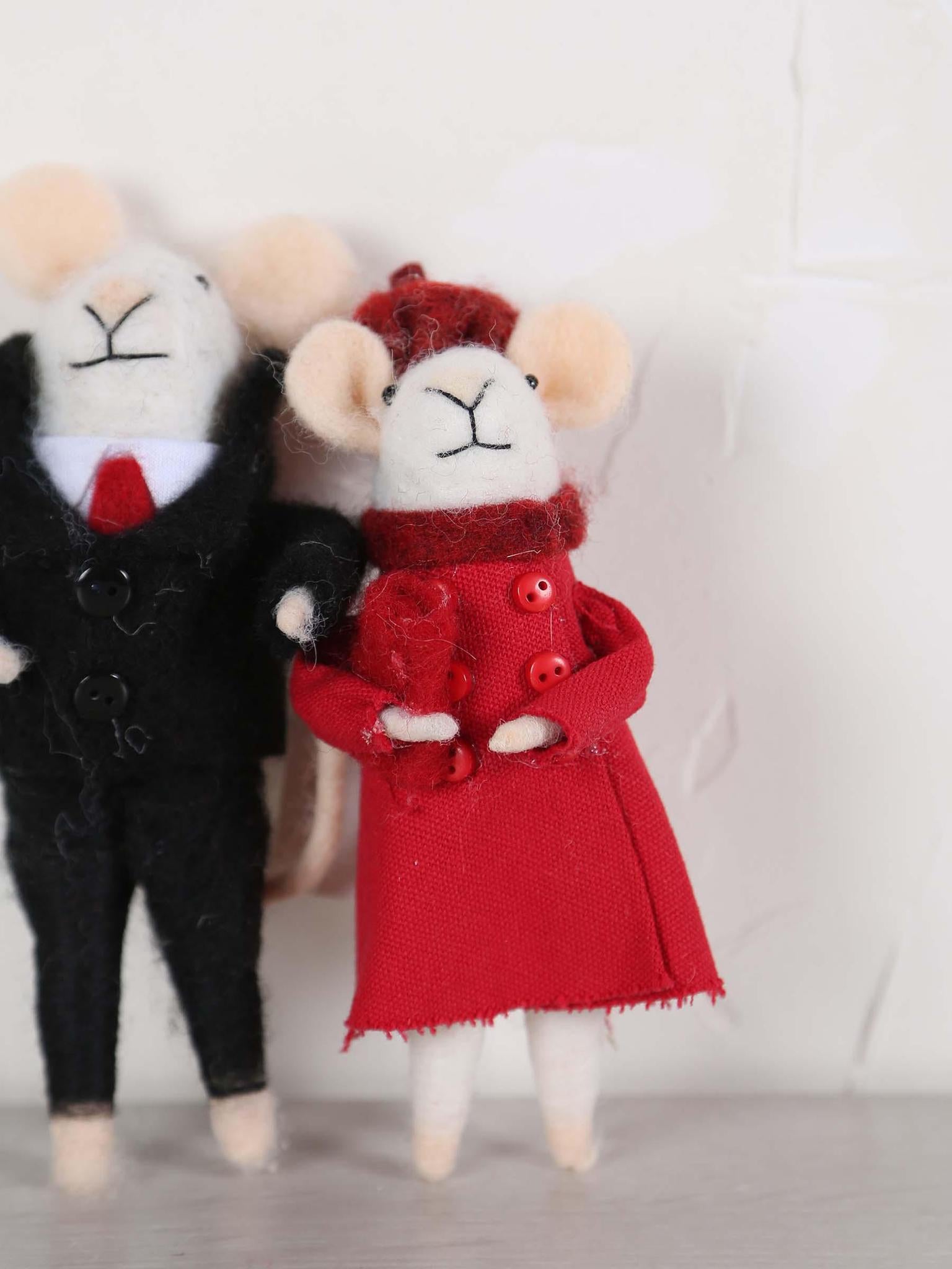 Charles & Camilla Felt Mice- 2 Options Available