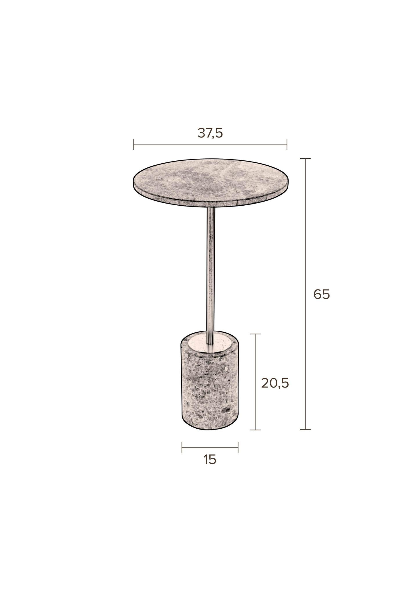 Gunnar Marble Side Table - 2 Colours Available
