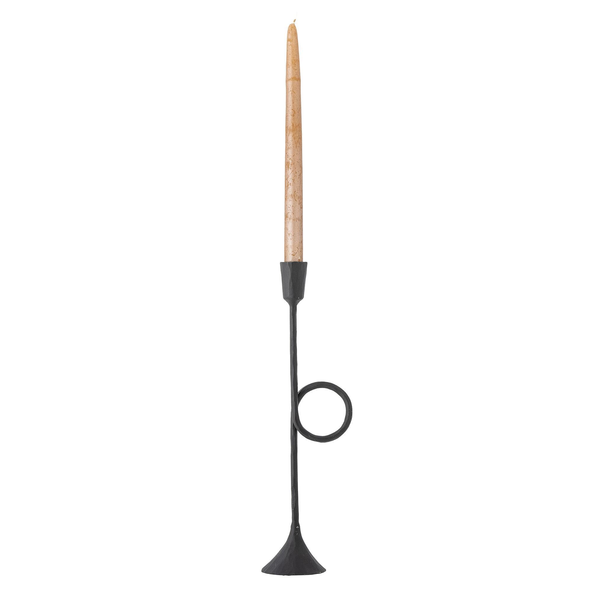 Jada Candle Holder - Black metal