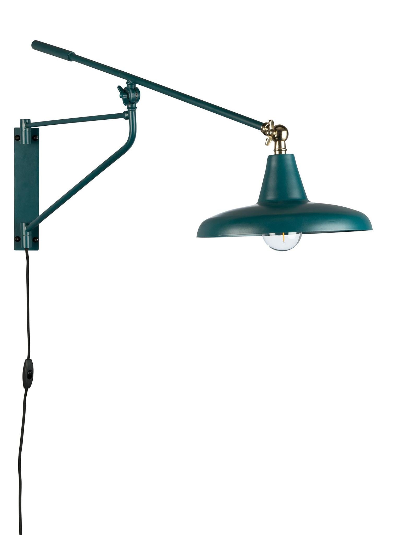 Hector Teal Wall Lamp