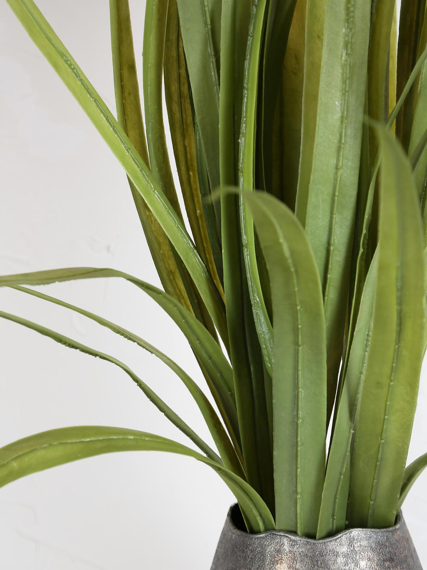 Tall Faux Green Grass Spray