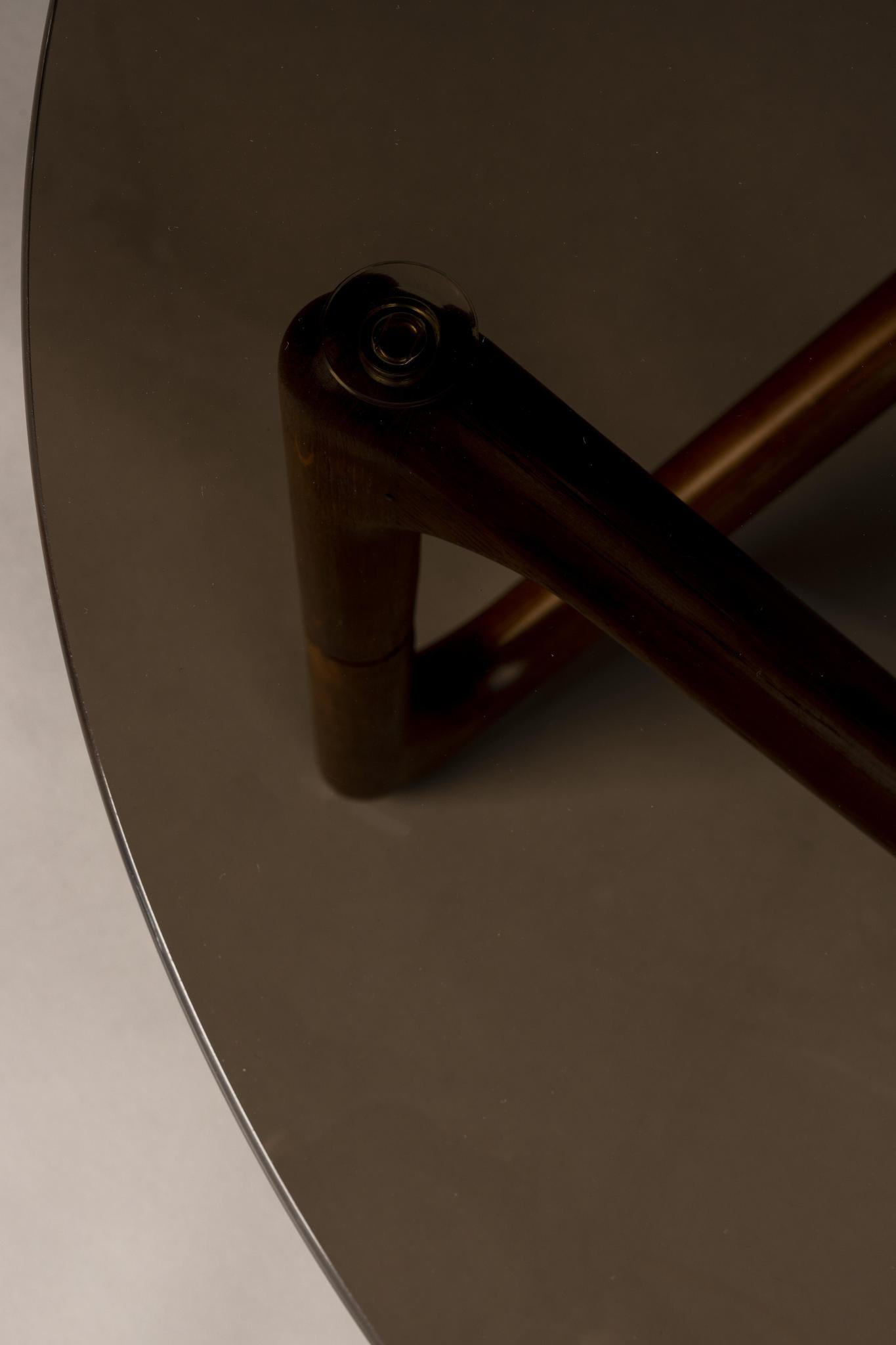 Naia Oak Wood & Glass Coffee Table - 2 Colours Available