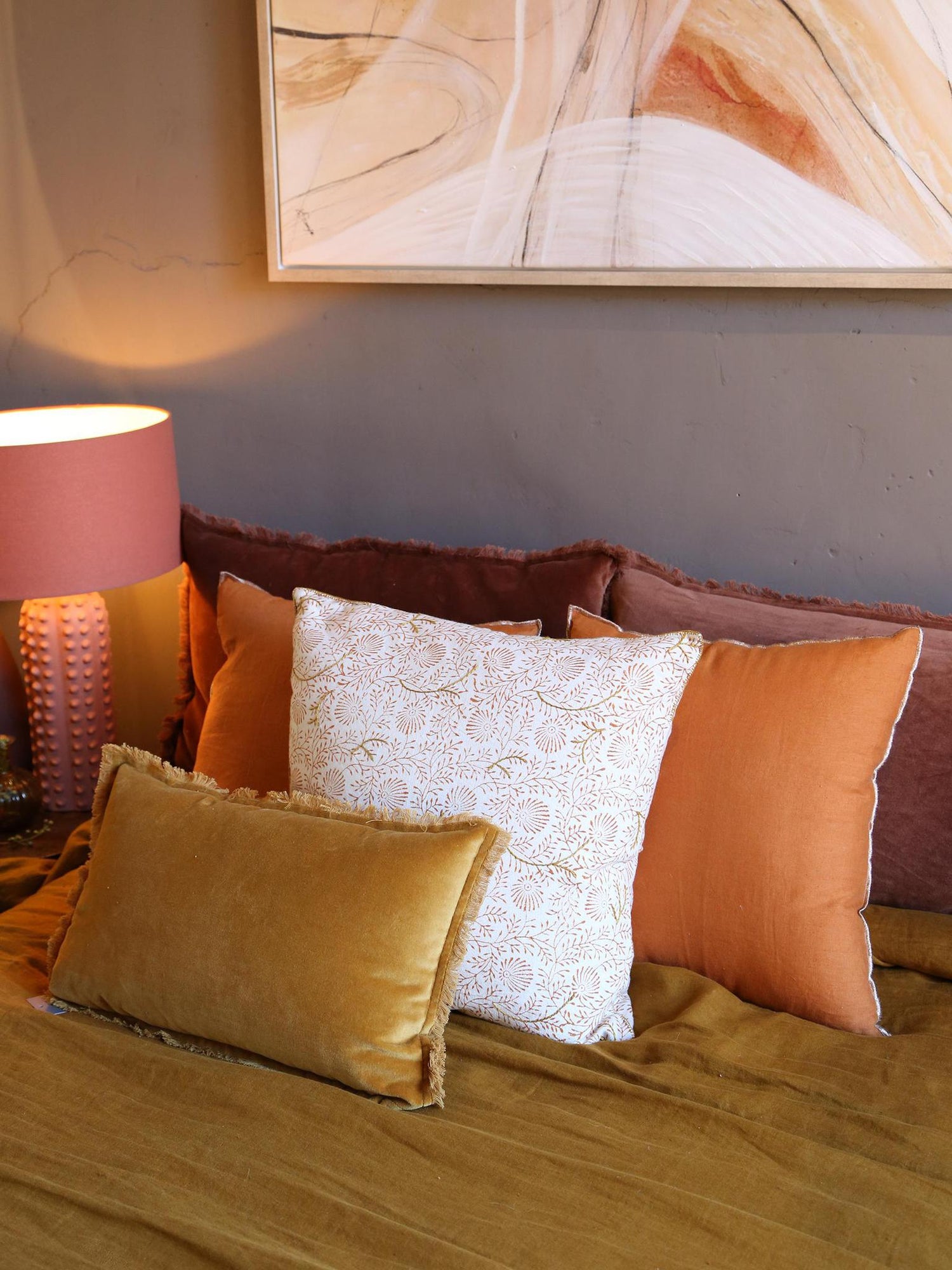 CRAFTED - Clio Hand Embroidered Cushion