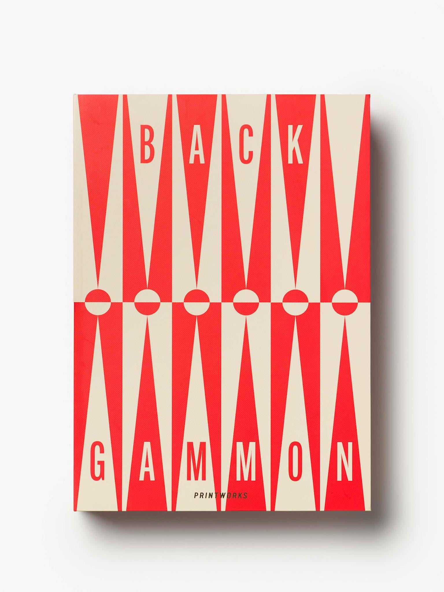 Classic - Art of Backgammon - Red, Cream