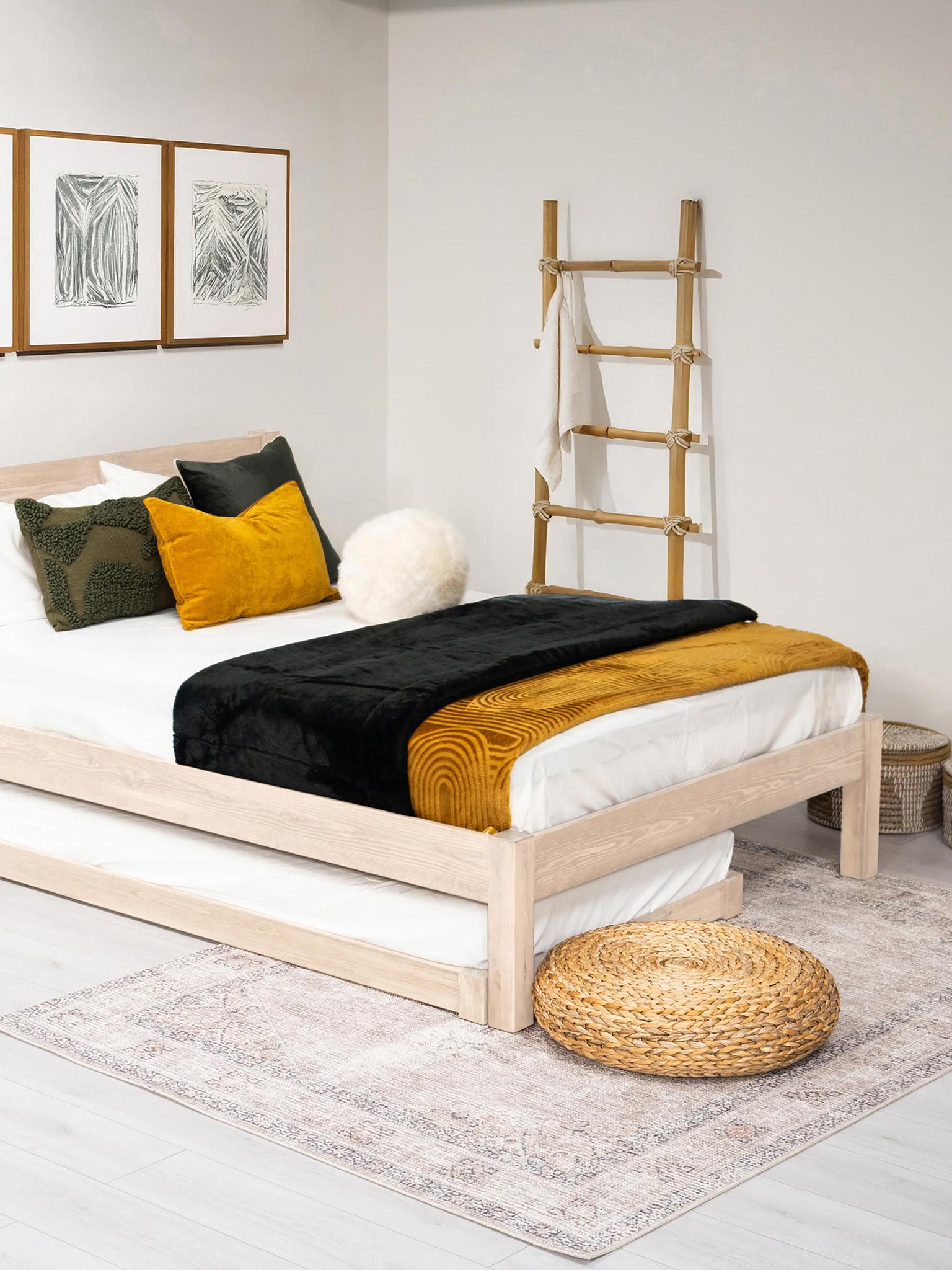 Model 10 - Wooden Trundle Bed