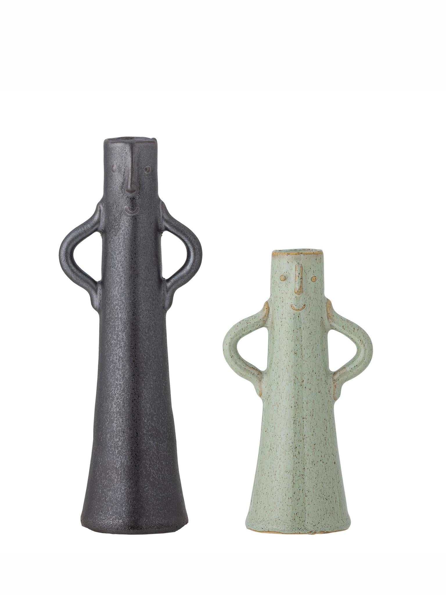 Rhett Vase - Green - Stoneware - 2 Sizes Available