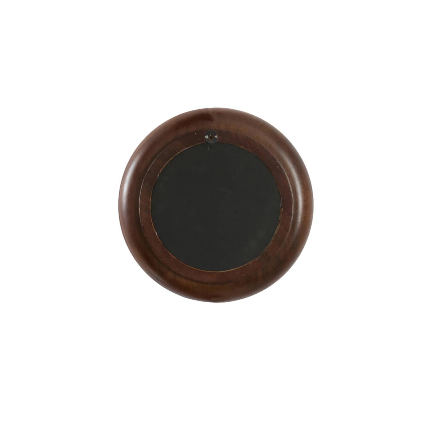 Mamali Mango Wood Mirror - Brown Hues