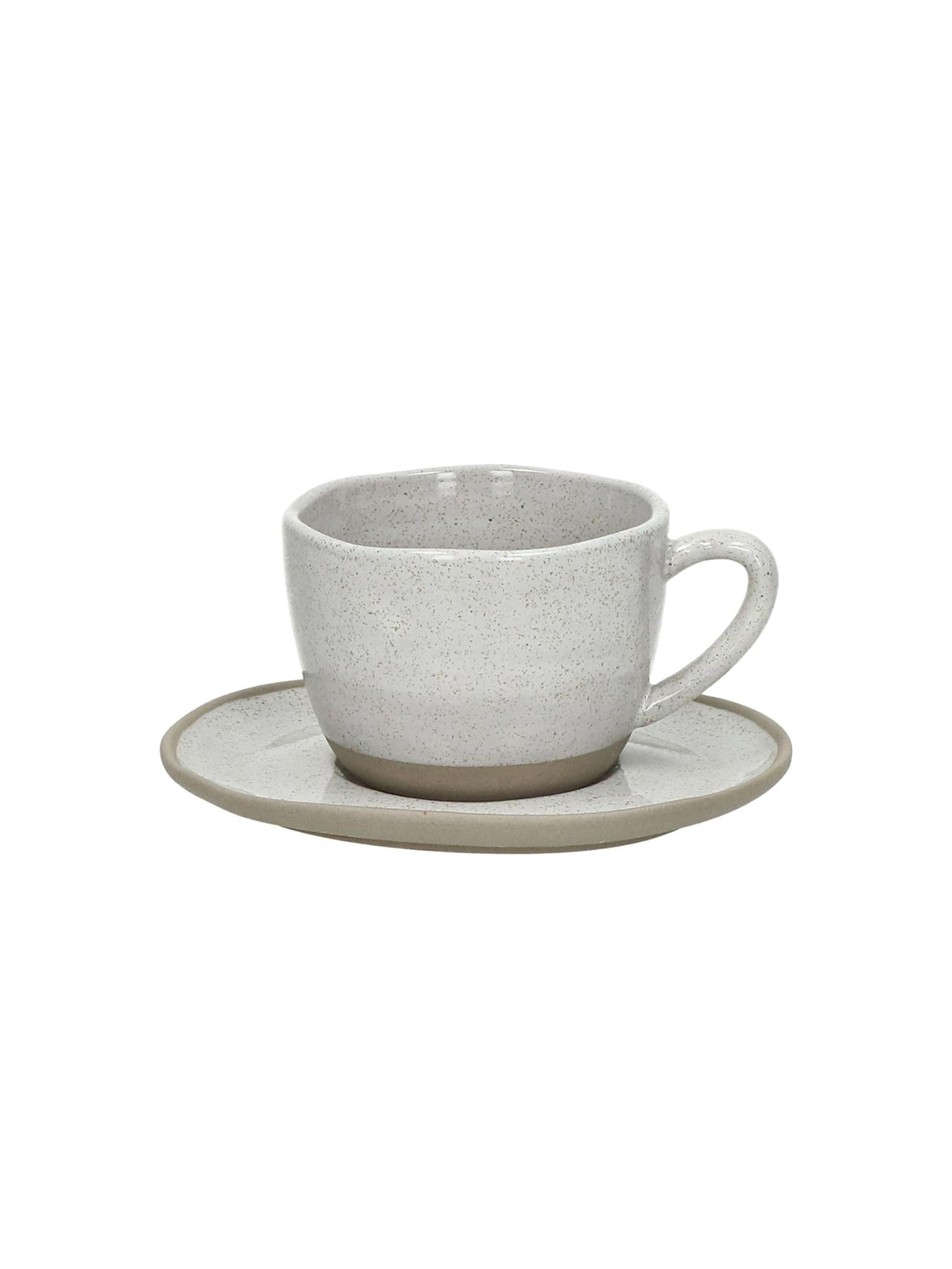 Primeval Porcelain Cup & Saucer - 2 Colours Available L 11,4 x W 10 x H 5,8