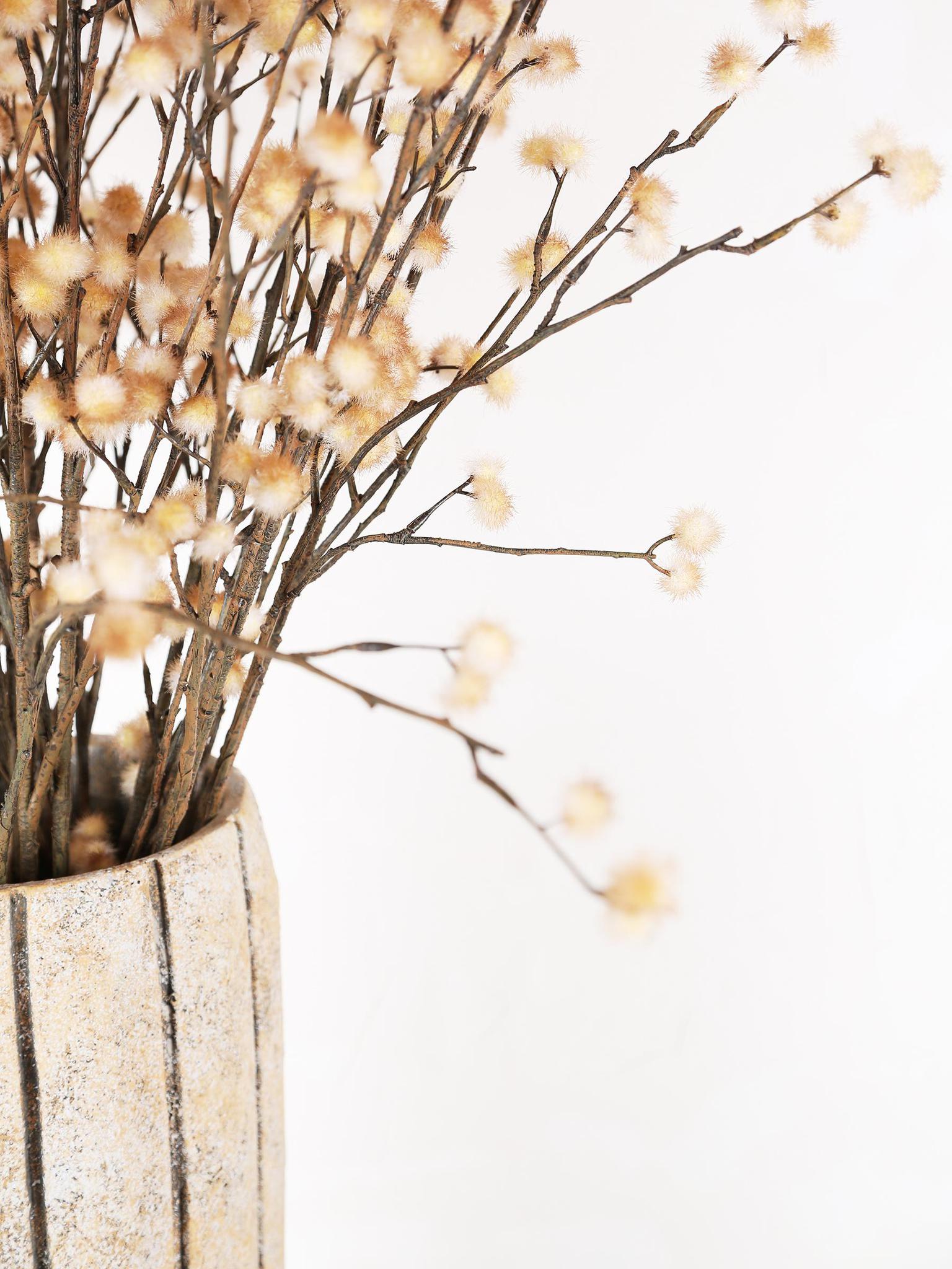 Imani Cement Pot - Taupe