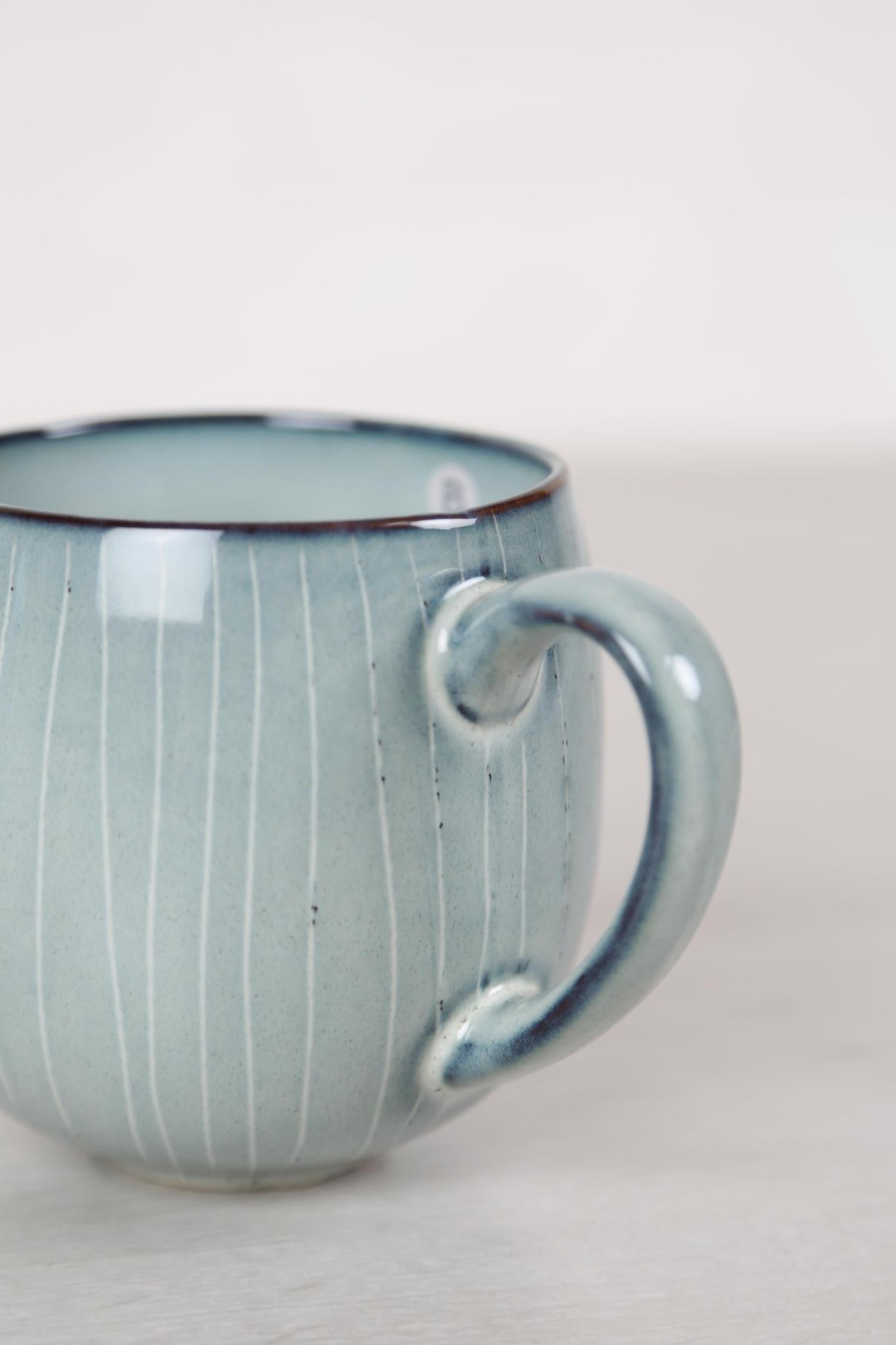 Nordic Sea Stoneware Large Round Mug