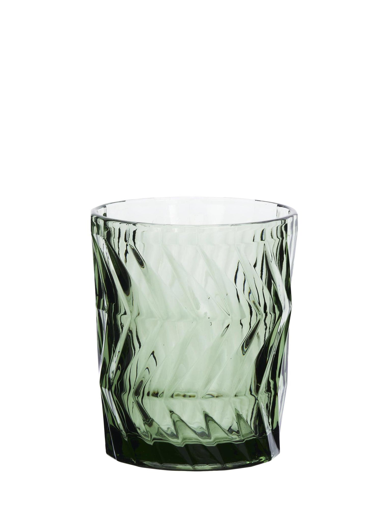 Patterned Hue Drinking Glass - Brown, Auburn