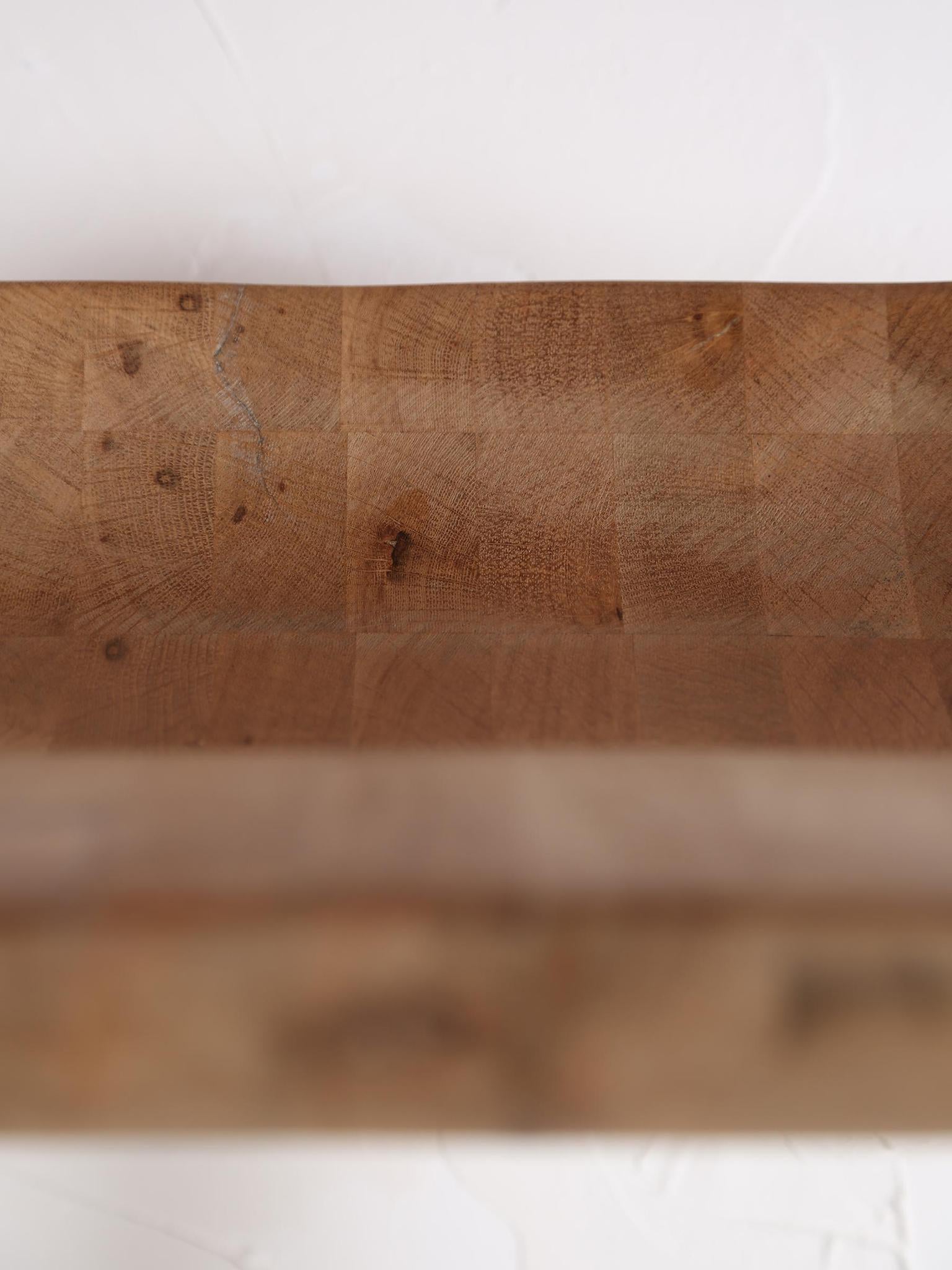Weathered Oak Bar Stool
