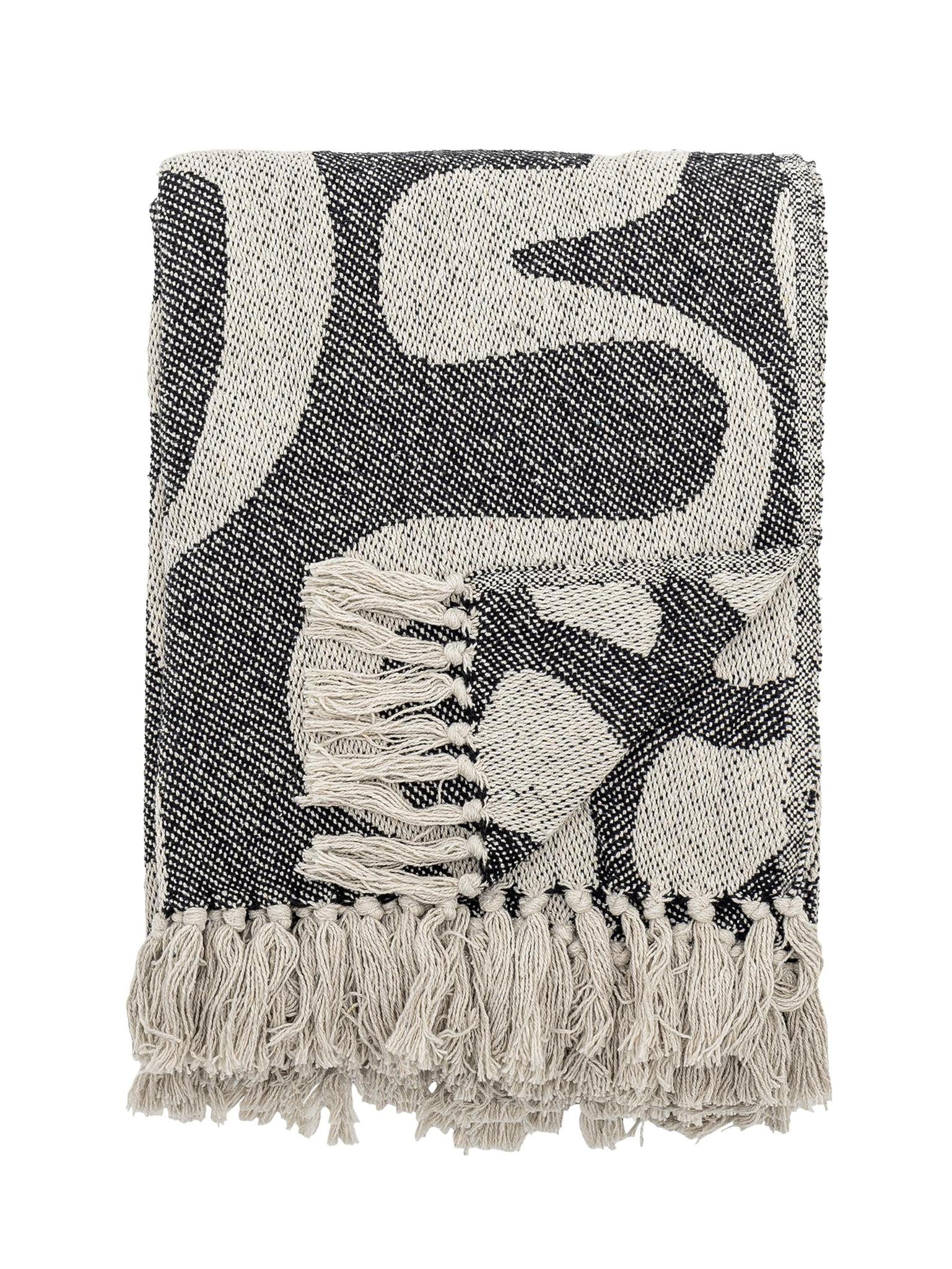 Salobre Recycled Cotton Throw - Black