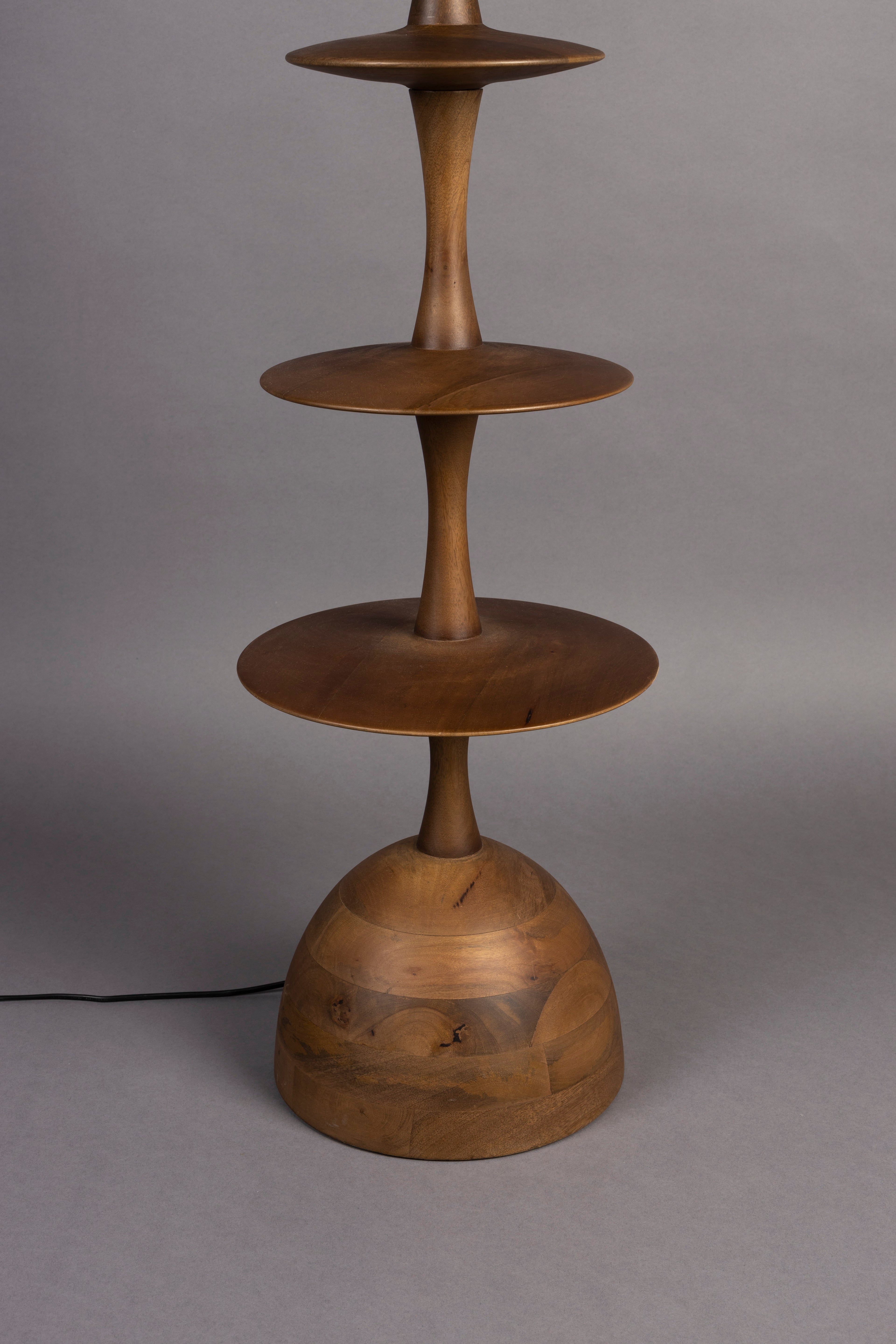 Cath Mango Wood Floor Lamp