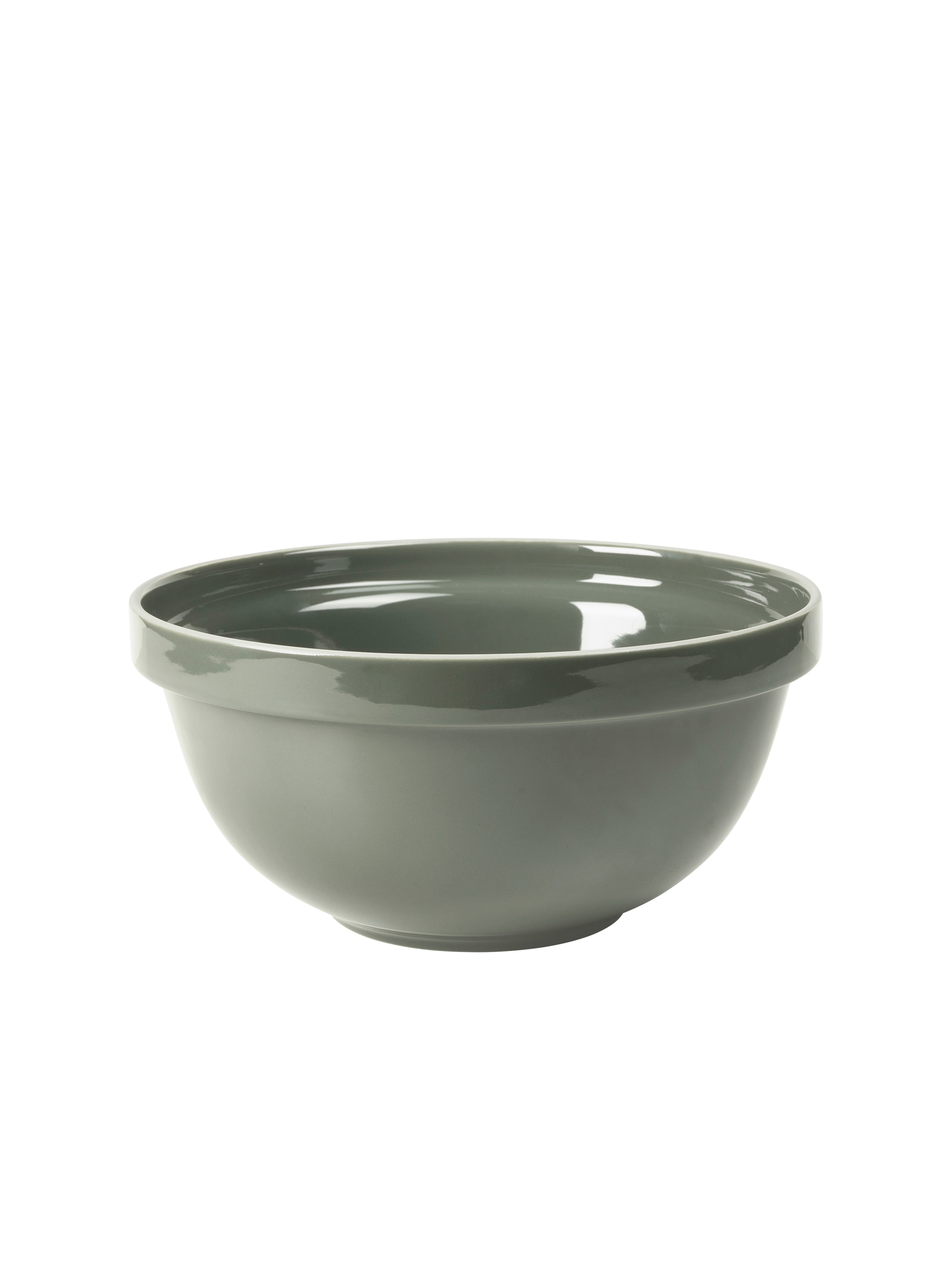 Taverna Green Glazed Stoneware Large Serving/Mixing Bowl