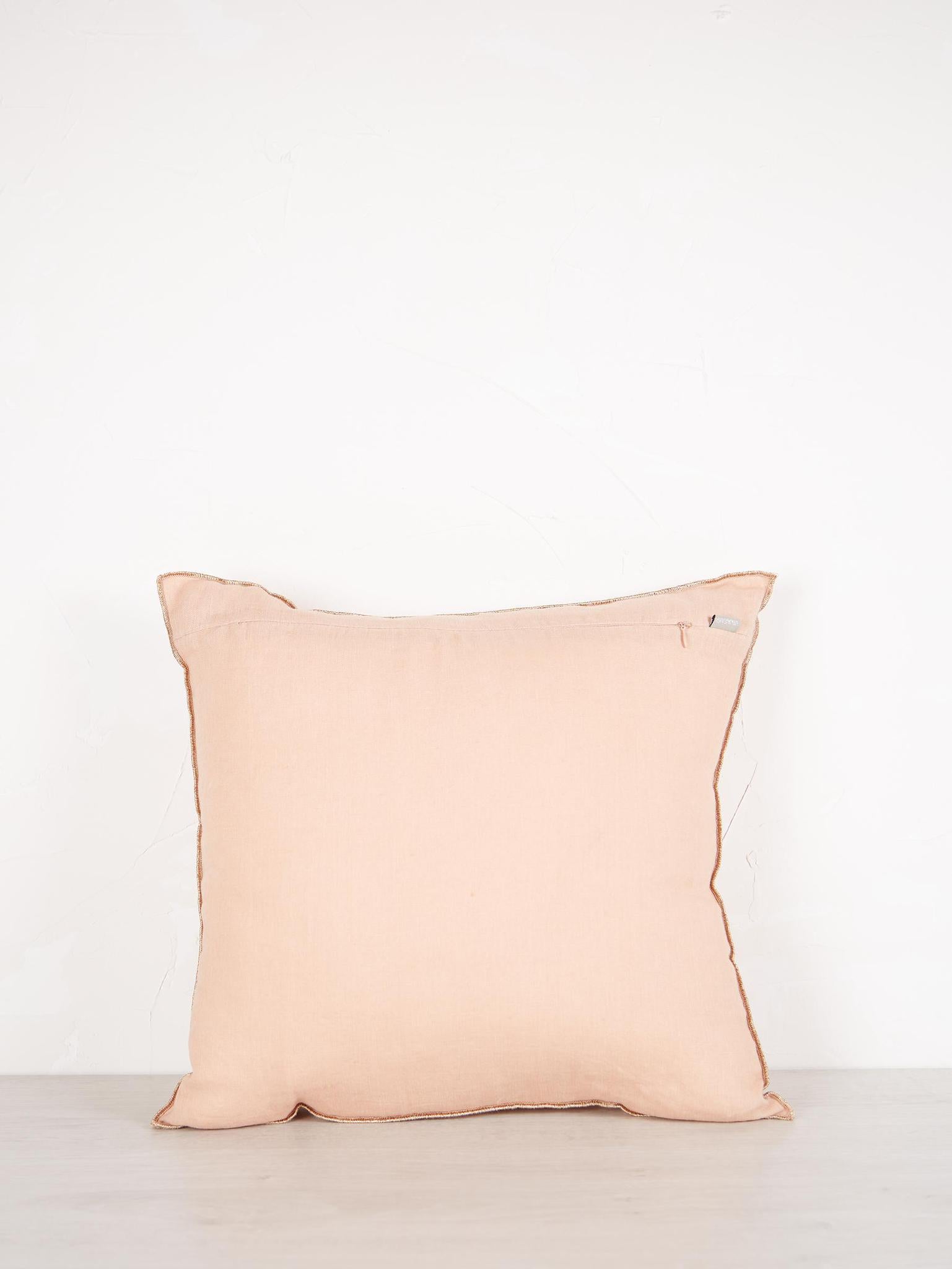 Zeff Celeste Linen 45x45cm Cushion - Sugared Plum