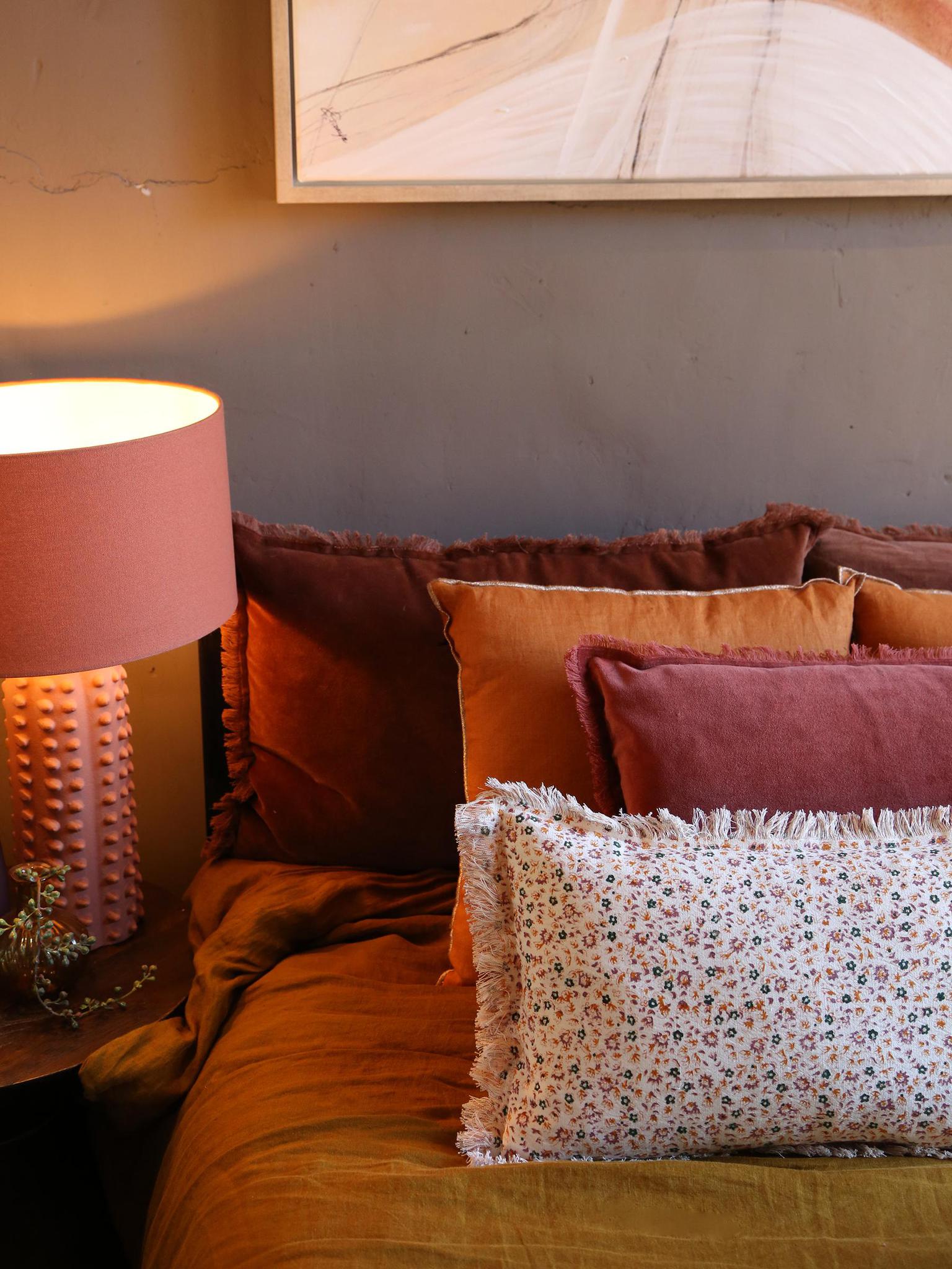 CRAFTED - Ceto Hand Fringed Cushion