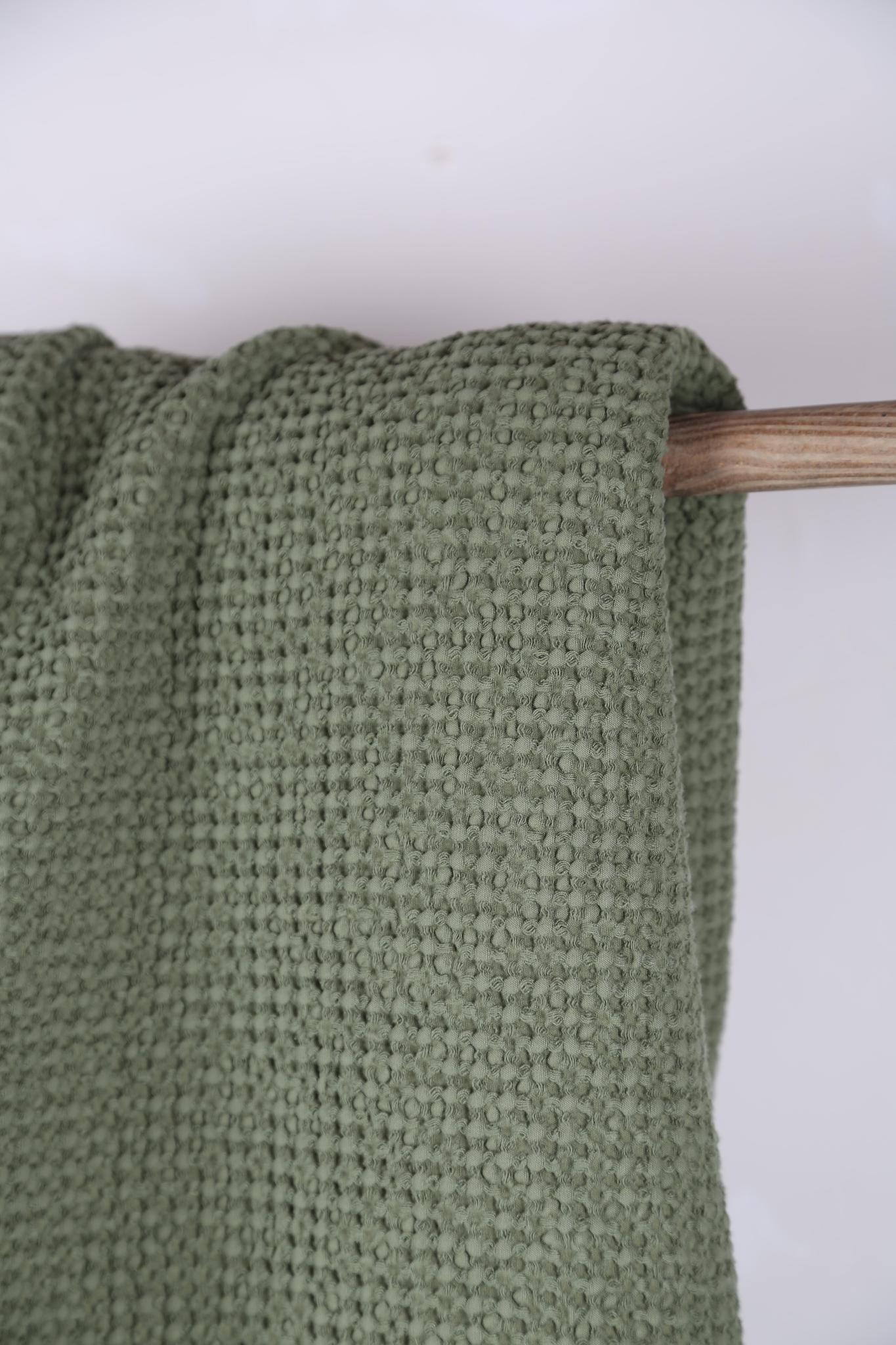 Maia Recycled Throw - Eucalyptus - 2 Sizes Available