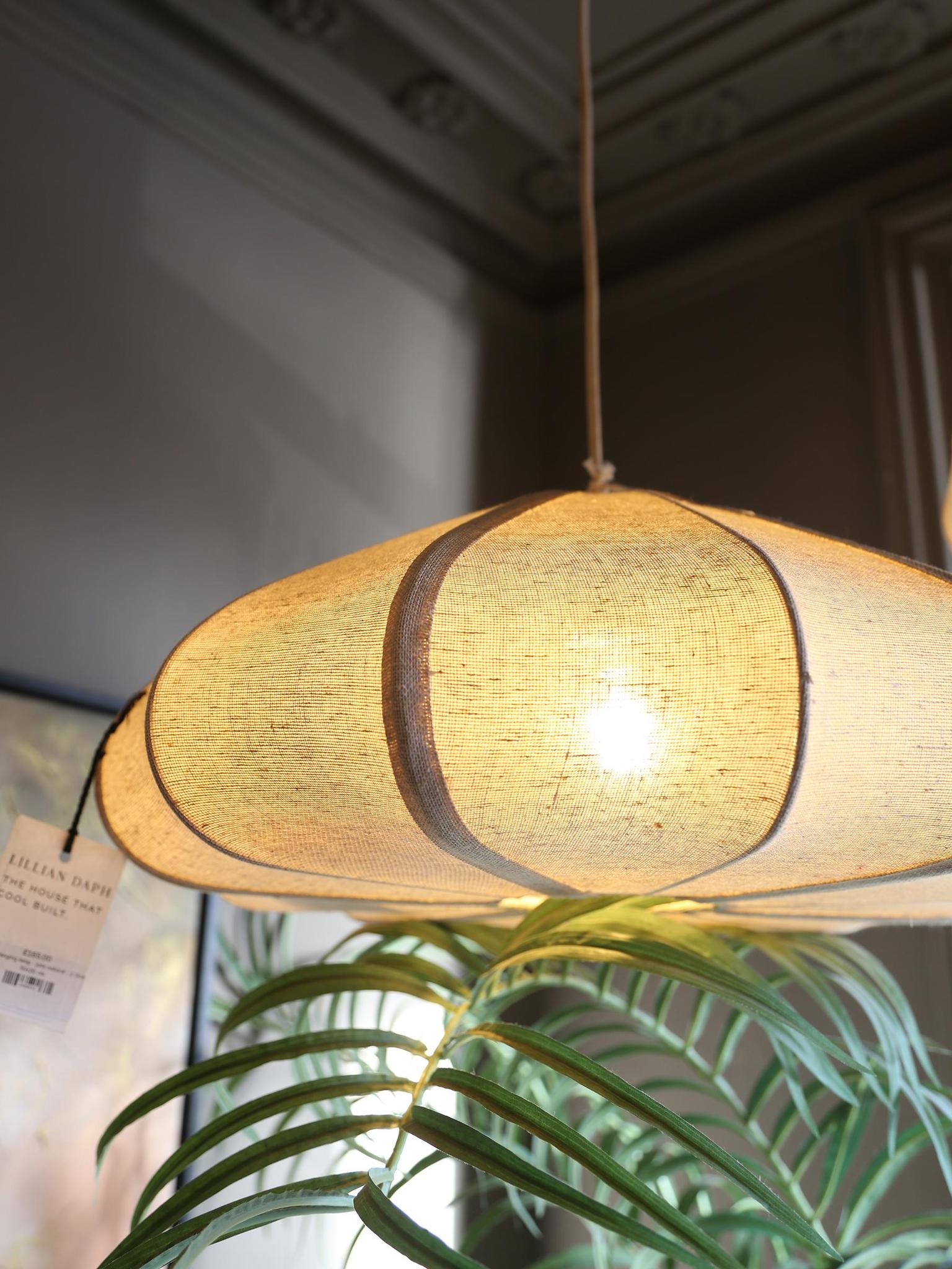 Cesano Hanging lamp - jute natural - 2 Sizes Available