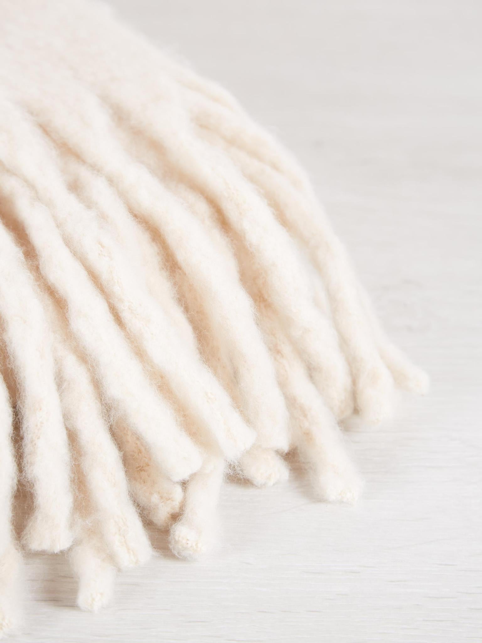 Isabel Recycled Throw - Neige