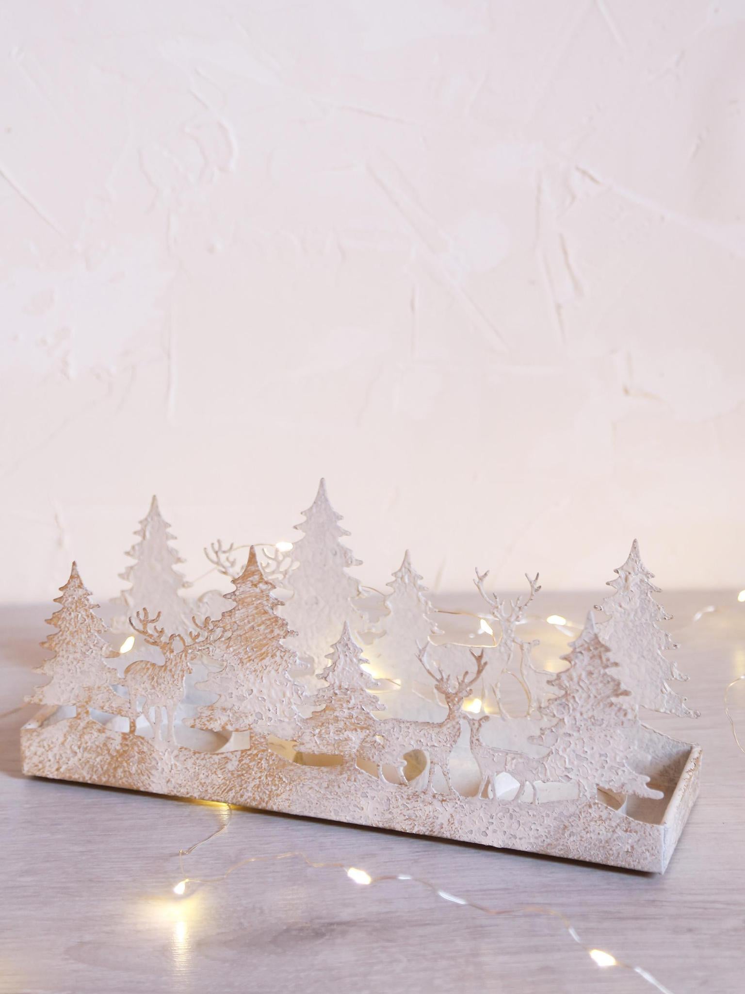 Festive Wilderness Candle Holder