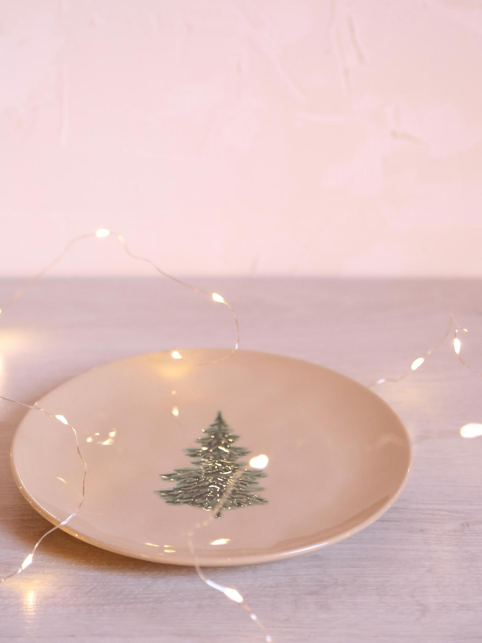 Christmas Tree Decorative Plate
