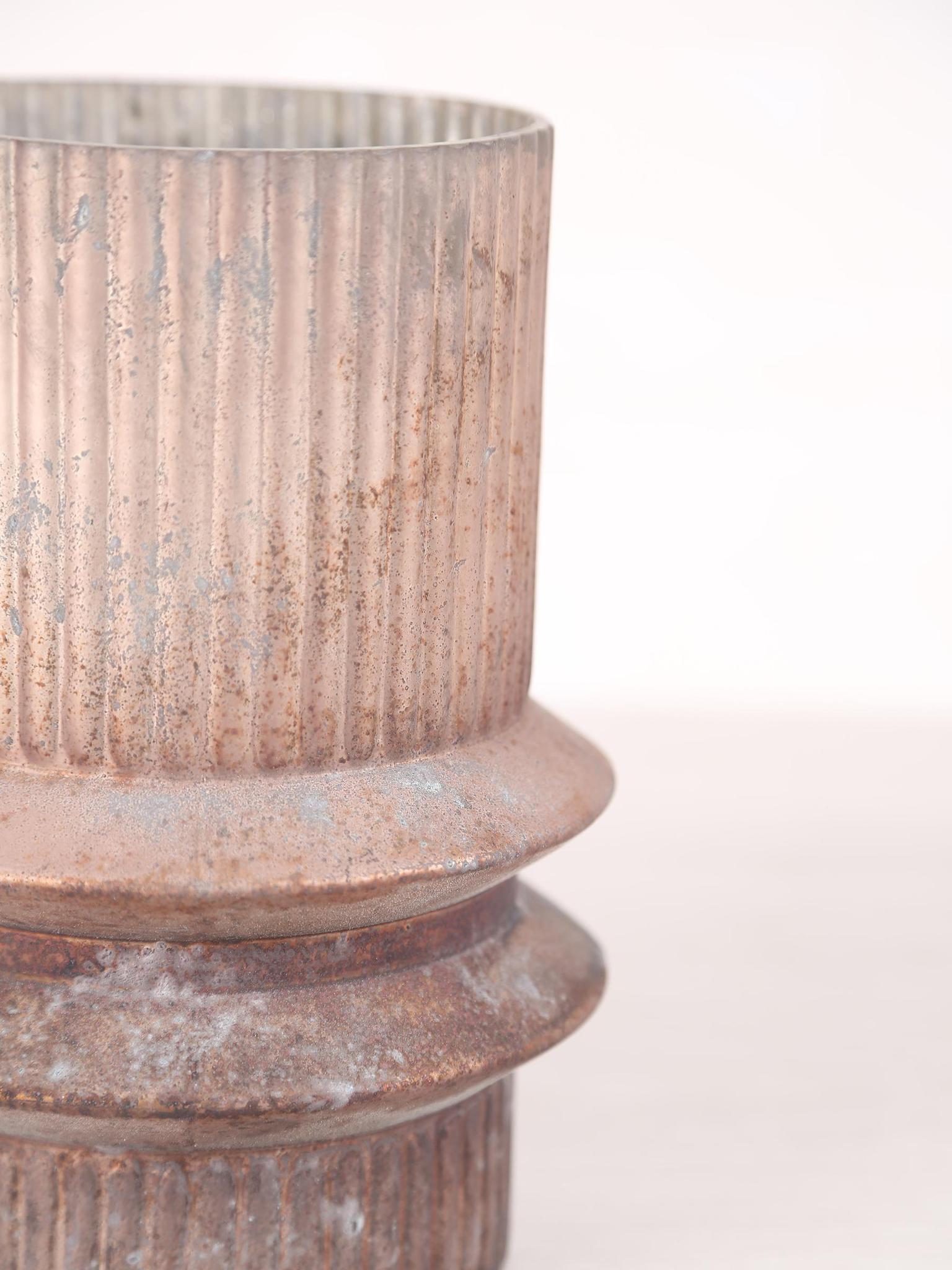 Koi Antique Vase Stormlight- Brown