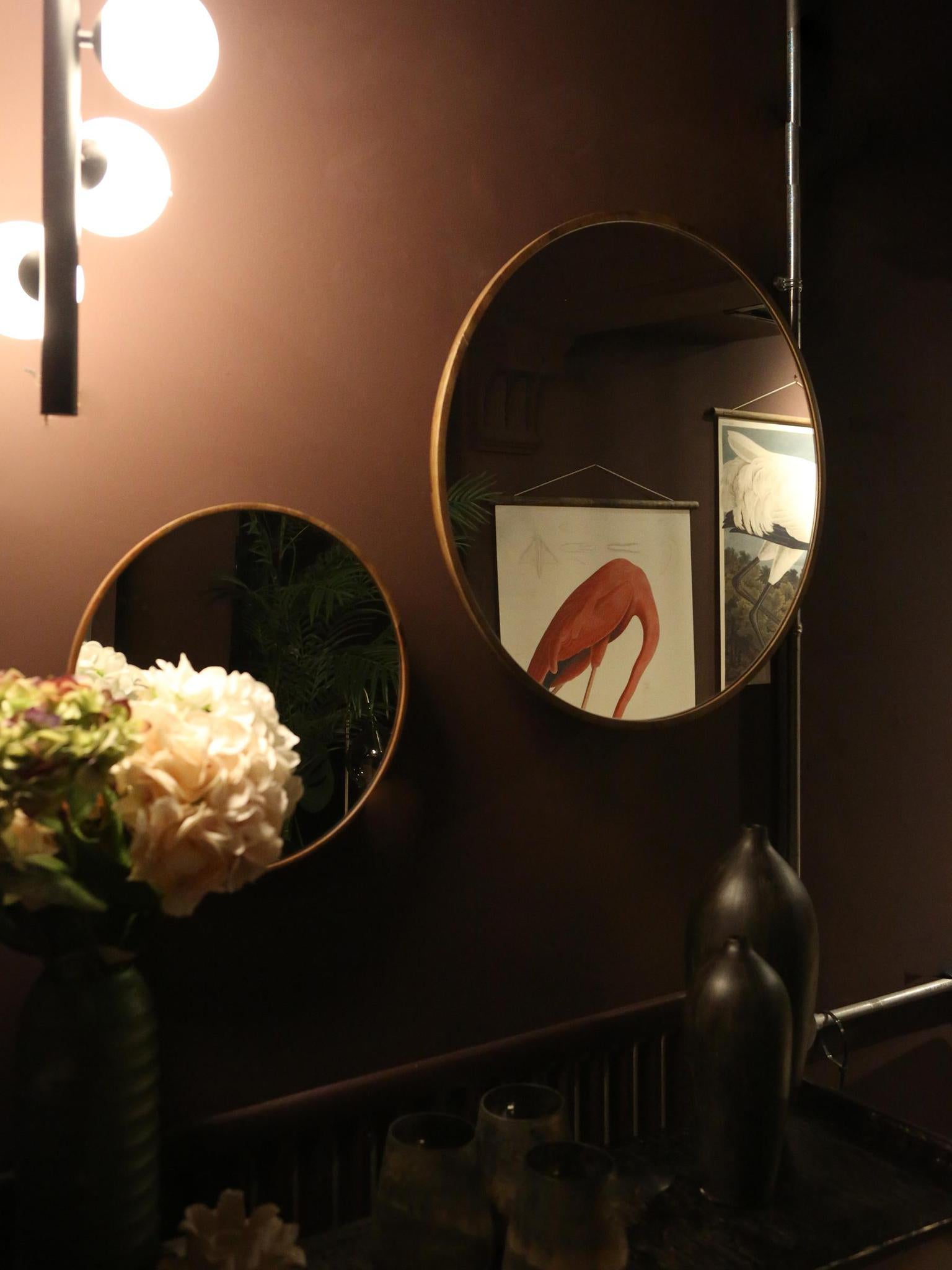 Mamali Brown Mango Wood Mirror - 3 Sizes Available