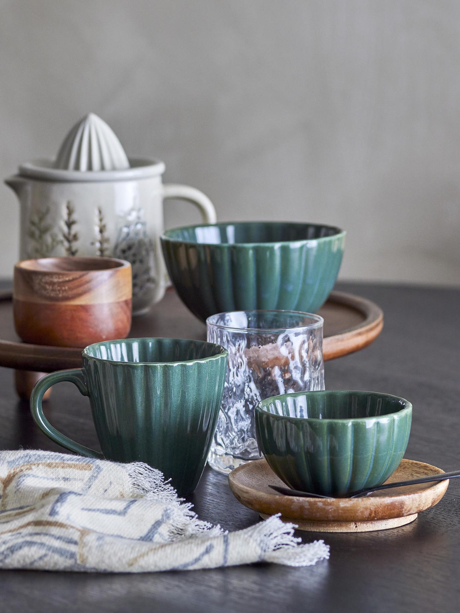 Lila Mug - Green Stoneware