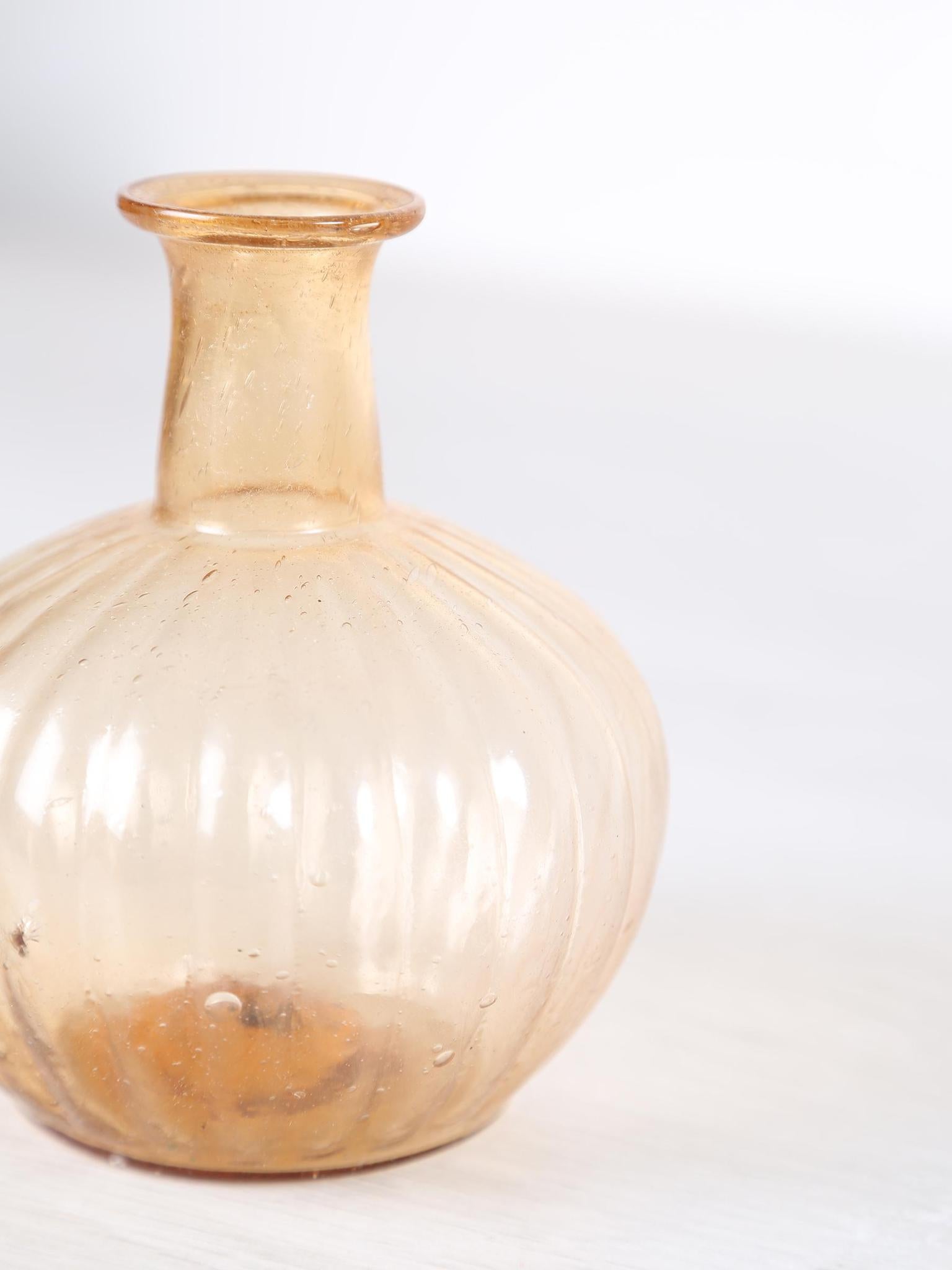 Fann Recycled Glass Vase - Orange - 3 Sizes Available