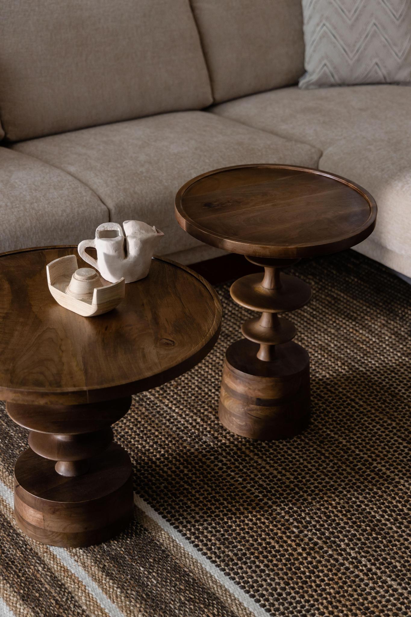 Cath Mango Wood Coffee/Side Table - 2 Sizes Available