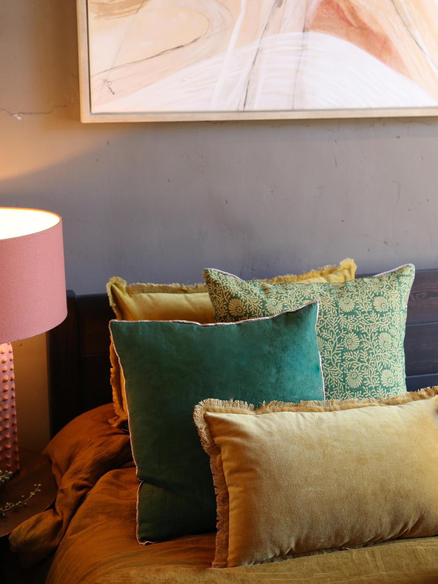 CRAFTED - Hera Hand Embroidered Cushion