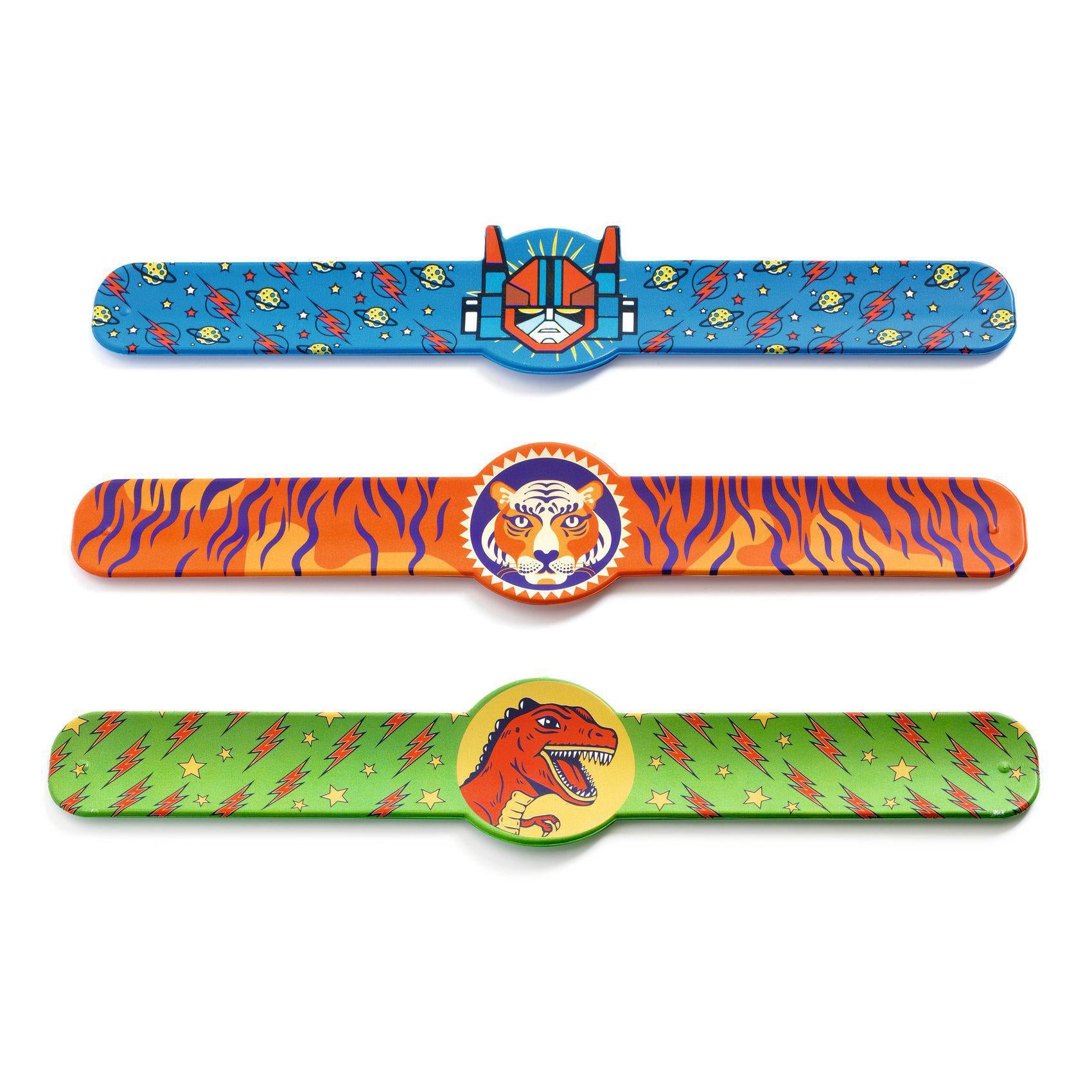 Patterned Snap Bracelets - 6 Options Available