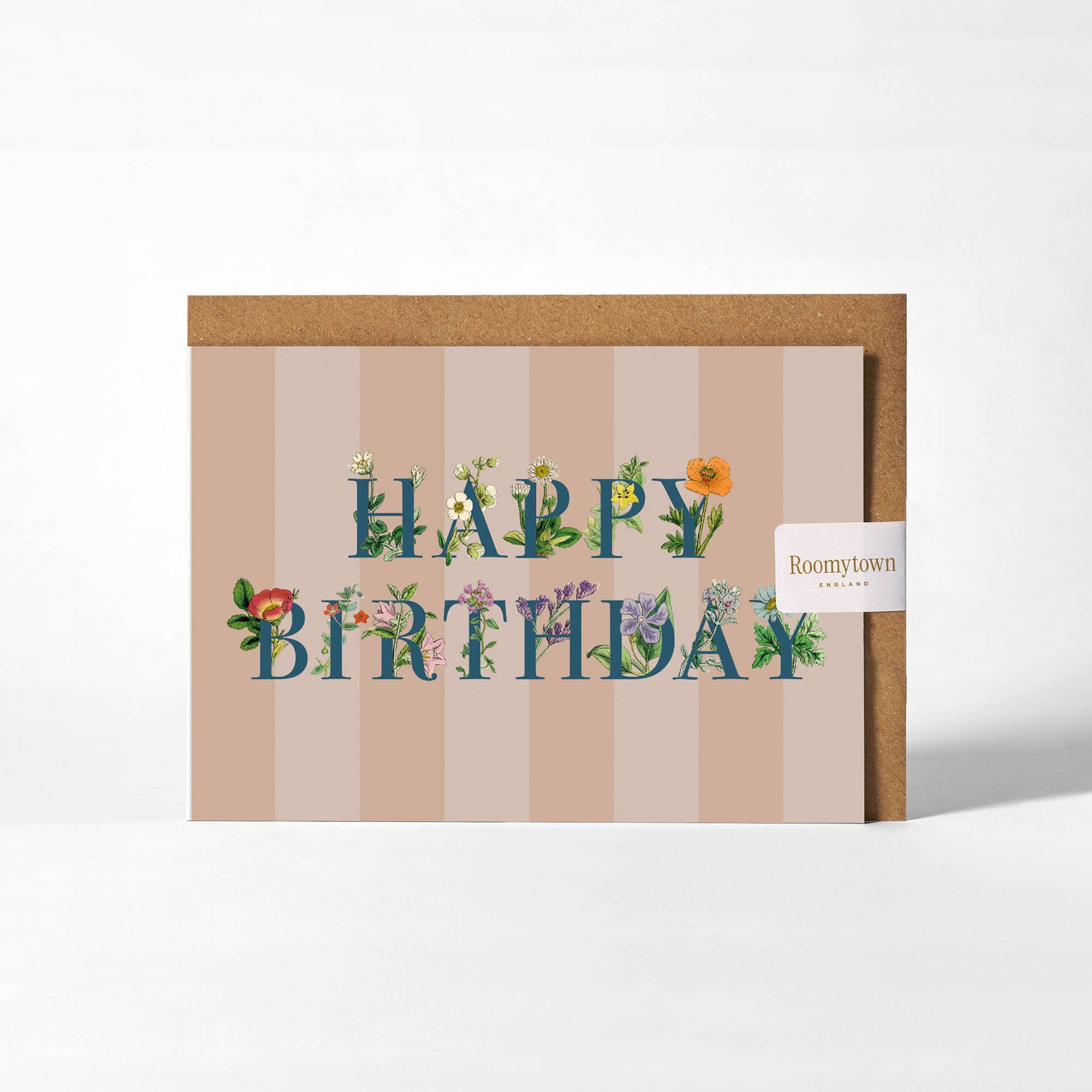 Greetings Card - Happy Birthday Wildflowers
