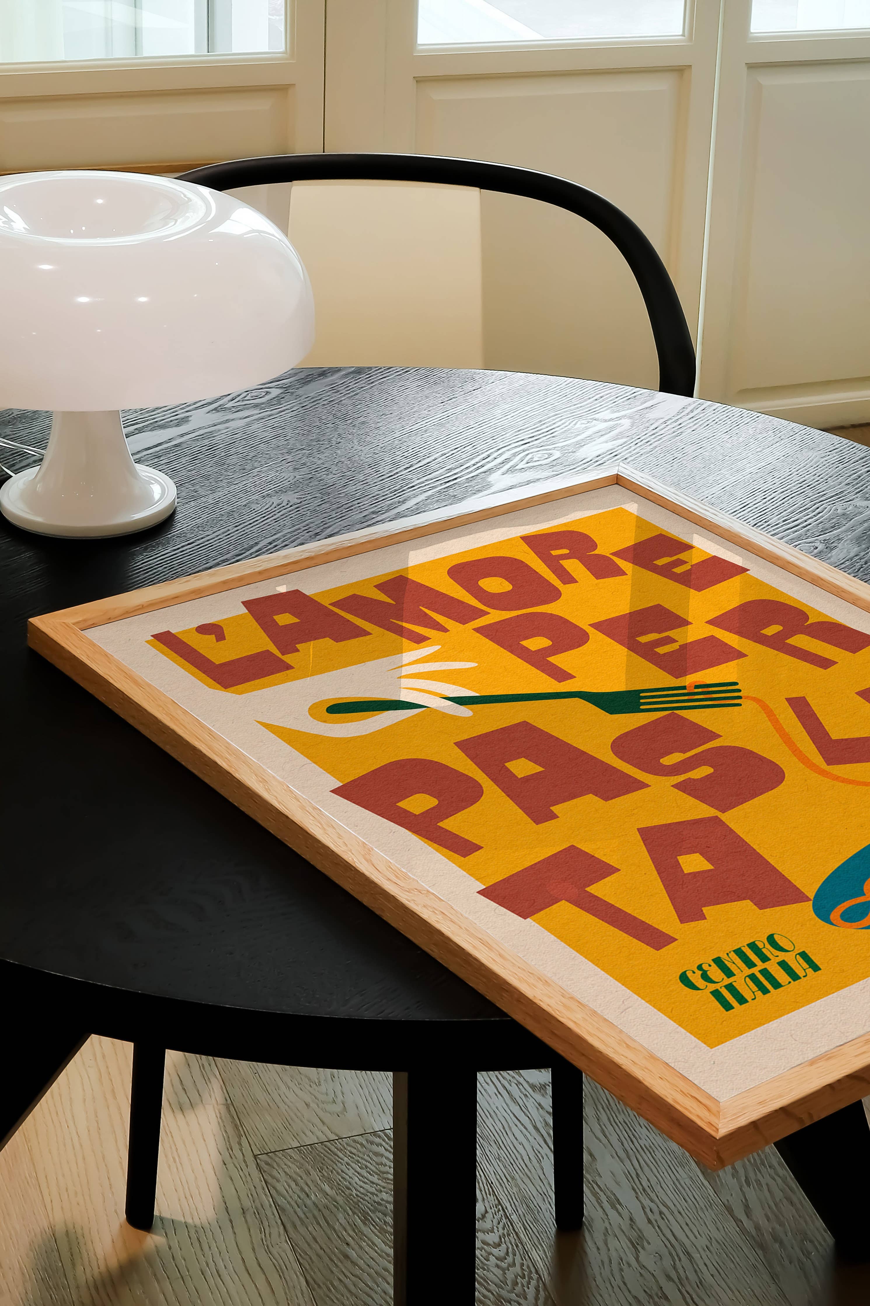 Pasta Love Print - 3 Colours And Sizes Available
