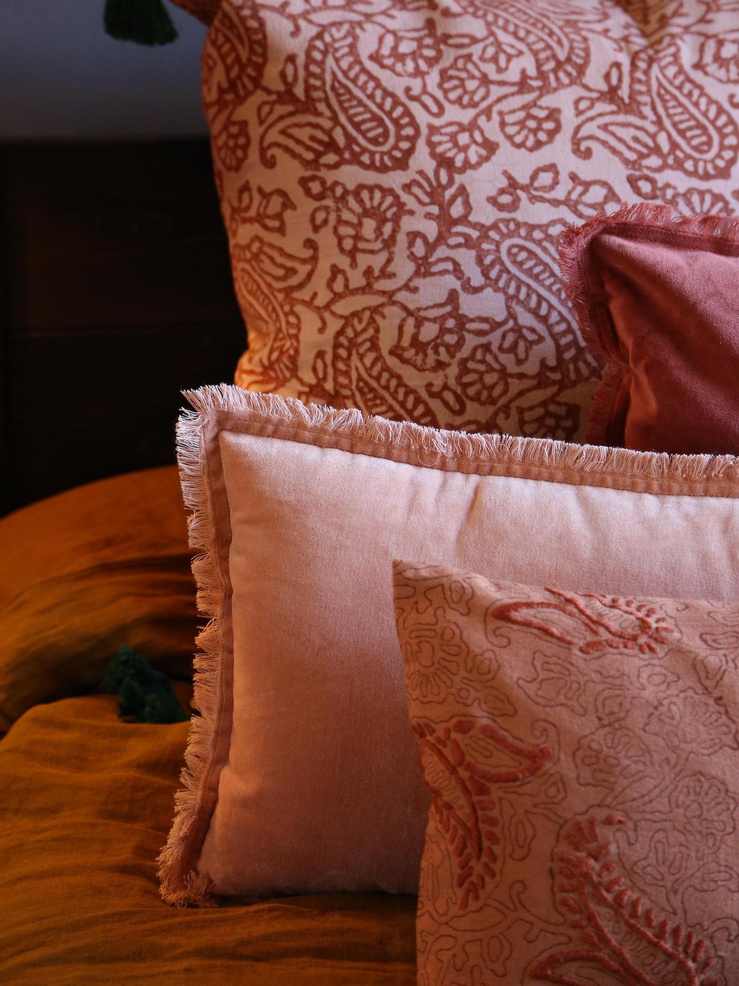 CRAFTED - Hebe Hand Embroidered Cushion