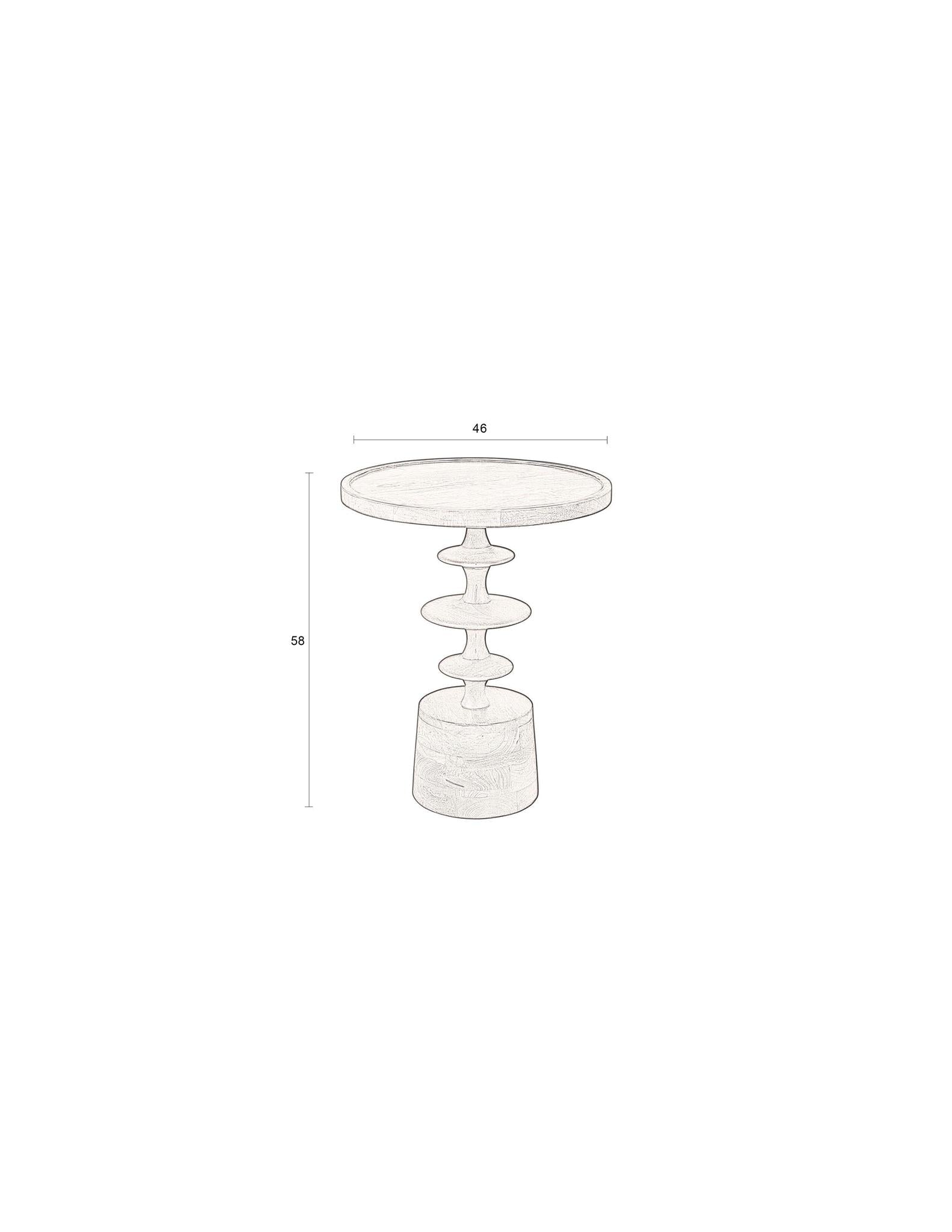 Cath Mango Wood Coffee/Side Table - 2 Sizes Available