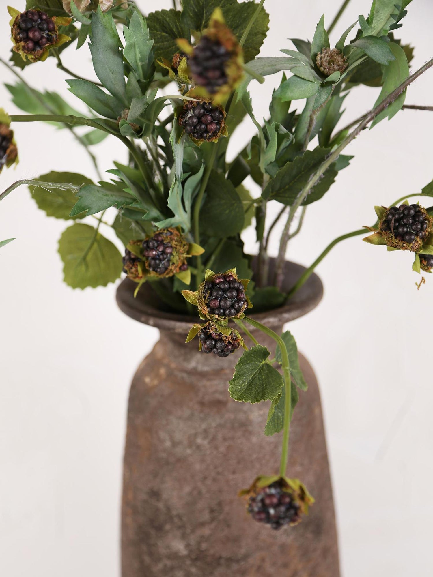 Faux Wild Blackberry Stem