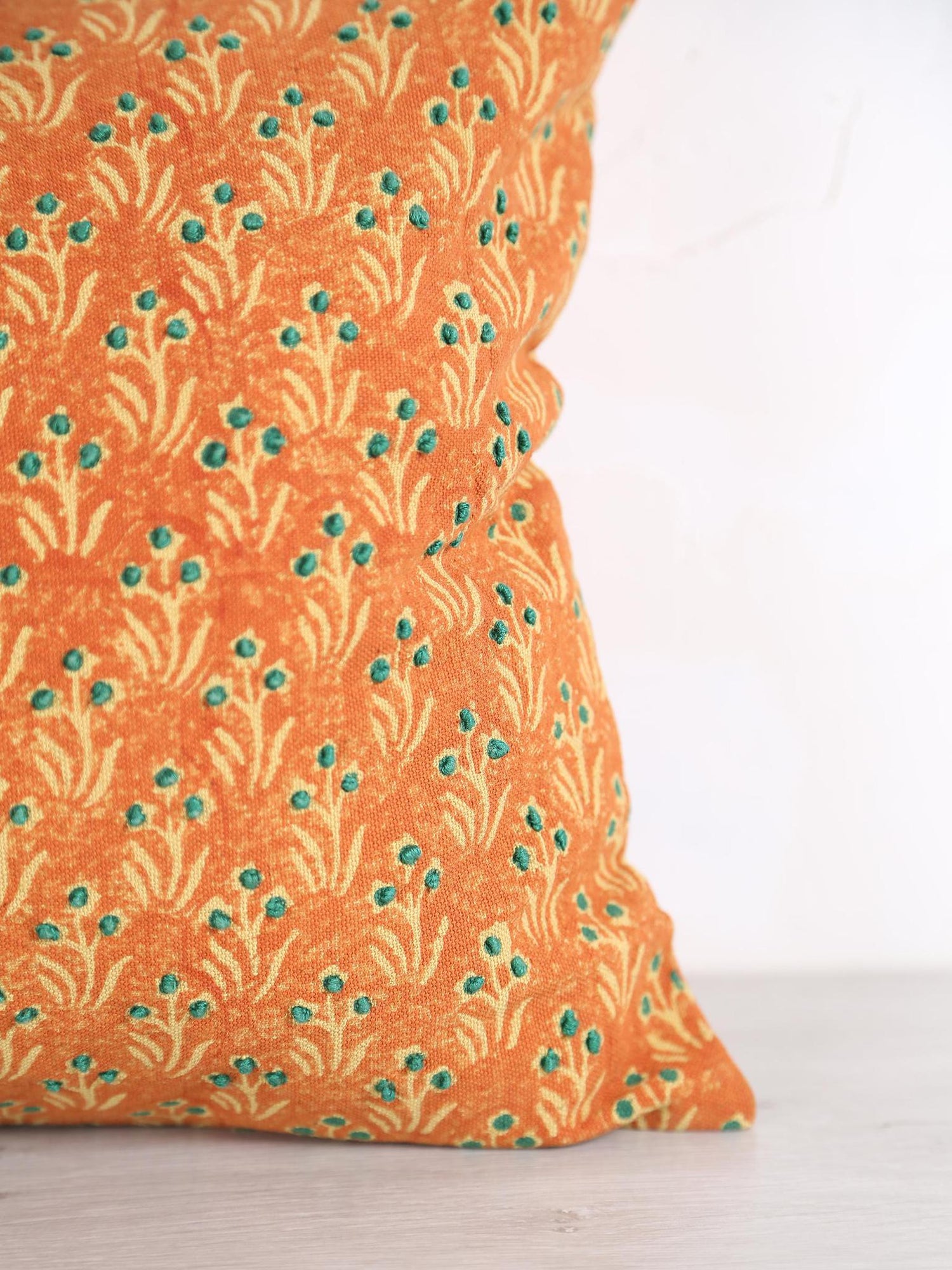 CRAFTED - Iris Hand Embroidered Cushion