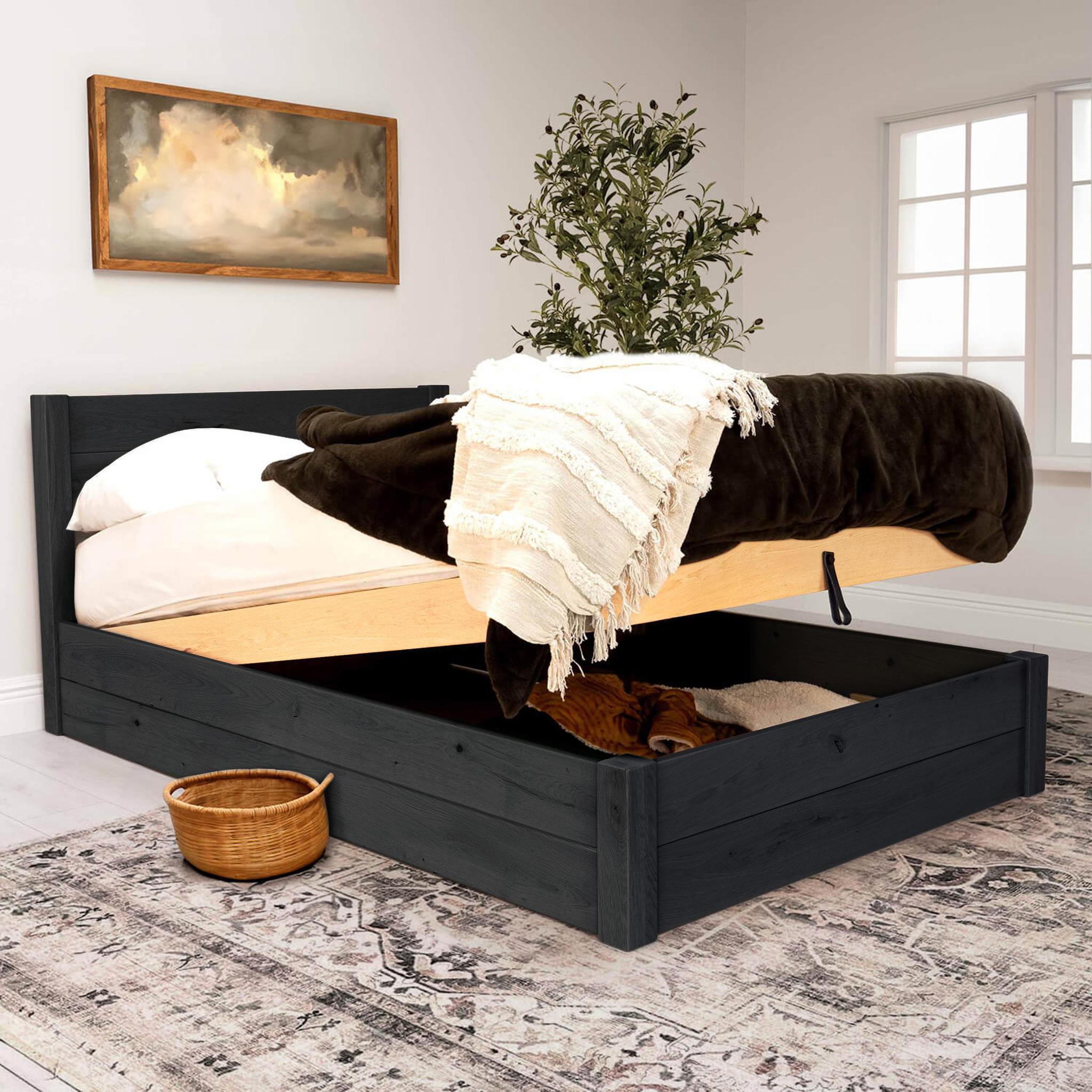 Model 05 - Handmade Wooden Ottoman Bed - Colour And Size Options available