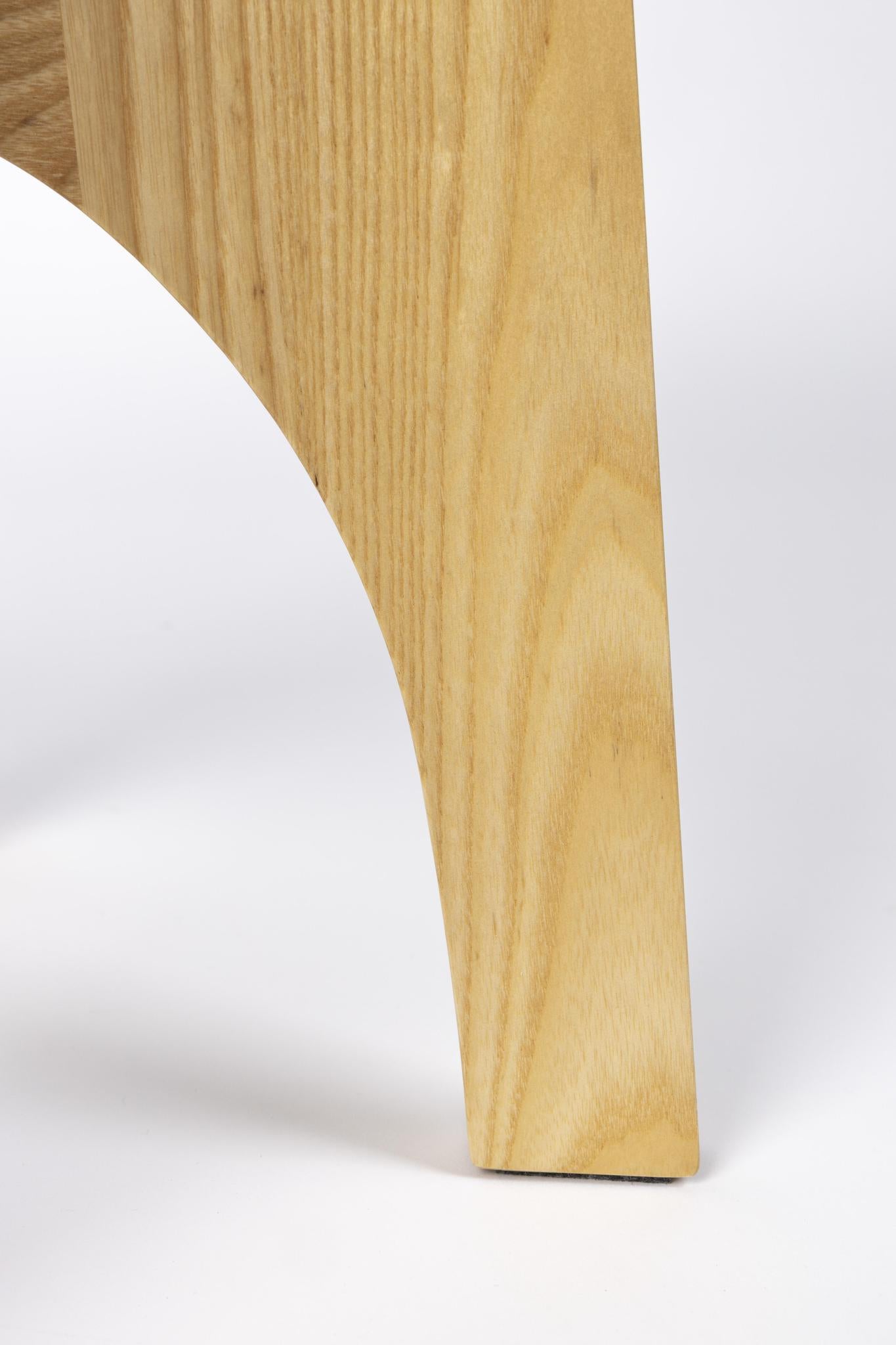 Kobe Ash Wood & Glass Coffee/Side Table - 2 Sizes Available