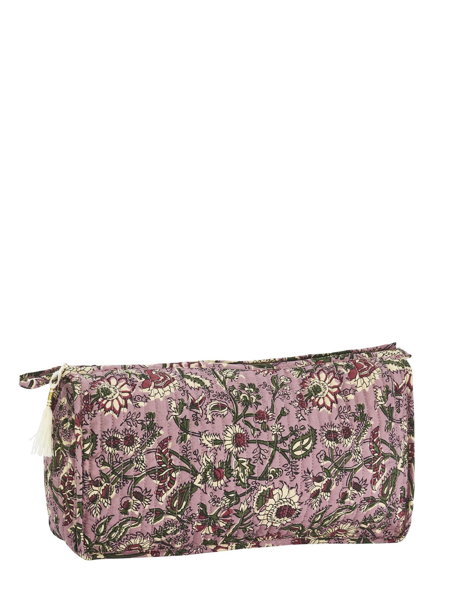 Quilted cotton wash bag - 2 Colours Available