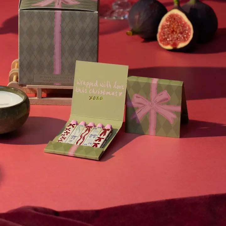 Wrapped with Love Matchbook