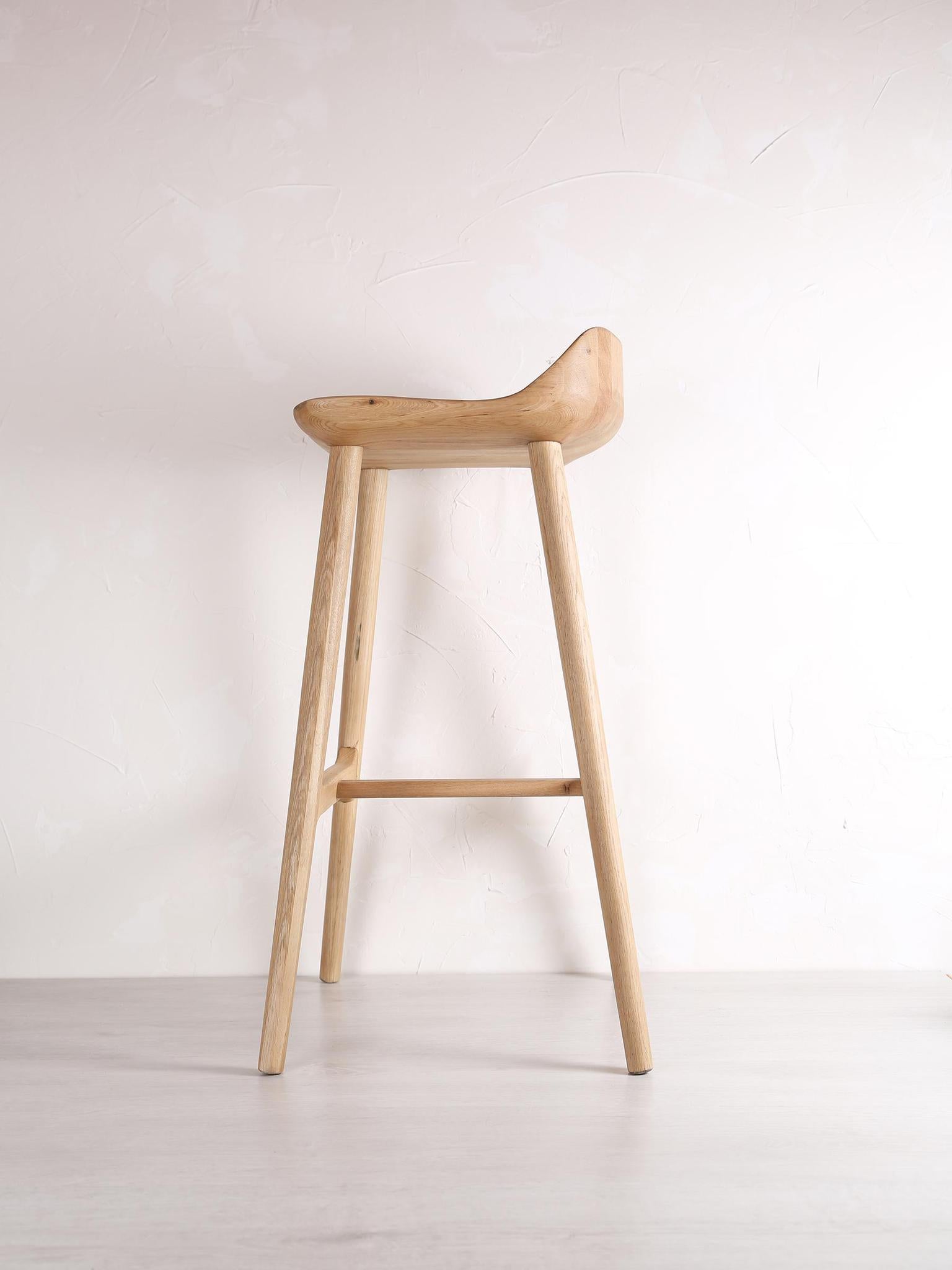 Weathered Oak Barstool (Late July 2025 Delivery)